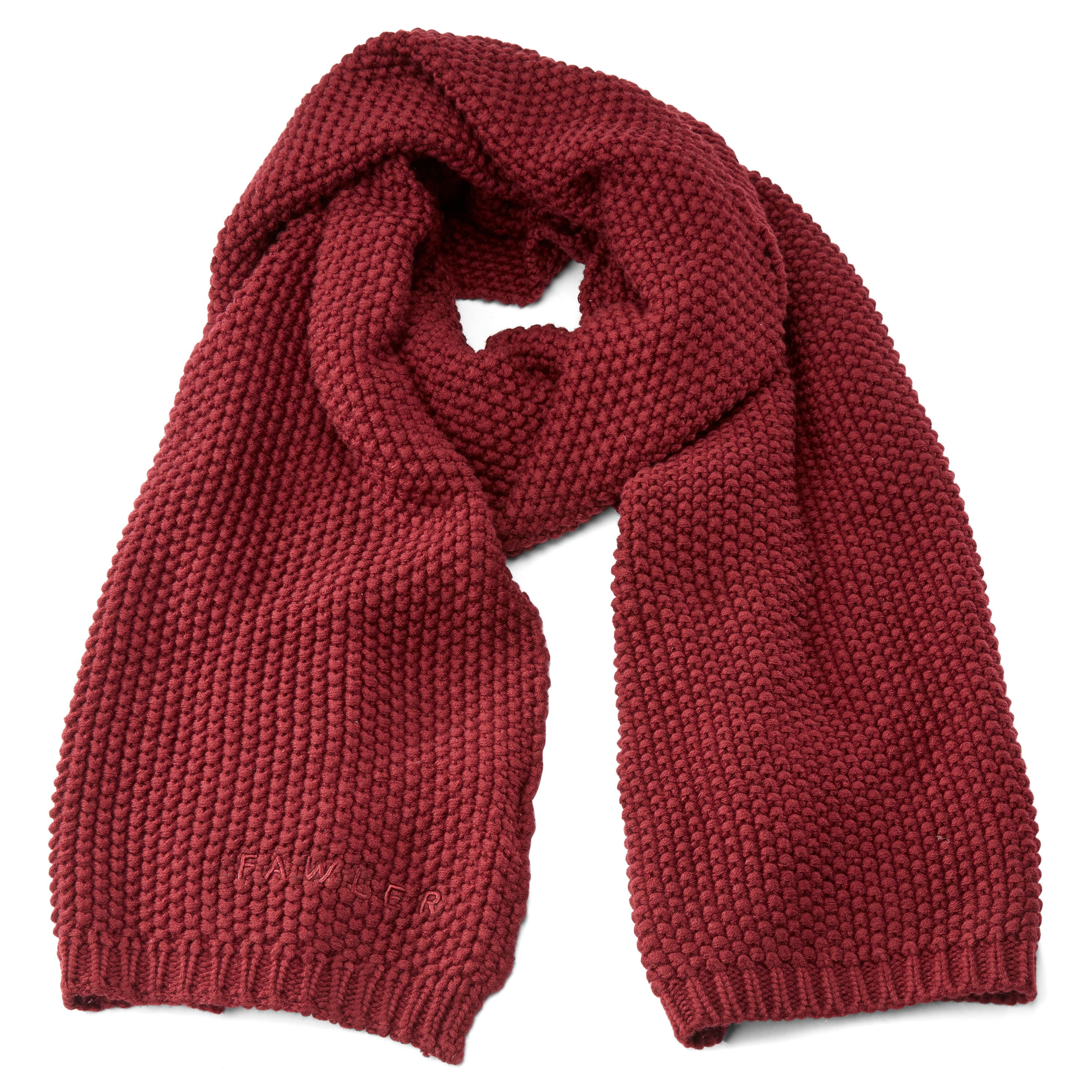 Accessoires Sjaals Gehaakte sjaals Seeberger Gehaakte sjaal rood casual uitstraling 