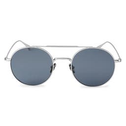 Srebrzysto-szare okulary przeciwsłoneczne Ward Thea