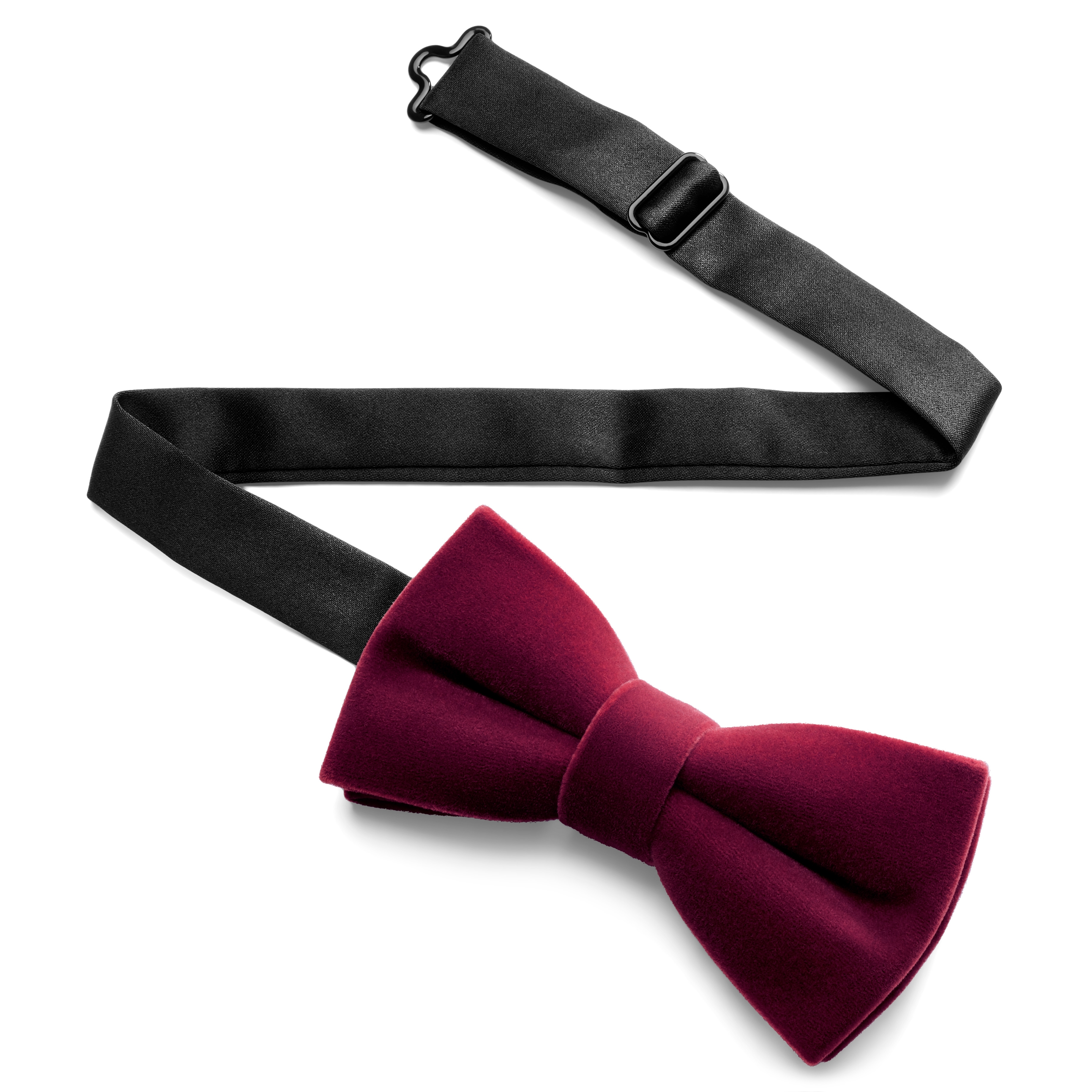 Kleos | Burgundy Velvet Pre-Tied Bow Tie - 2