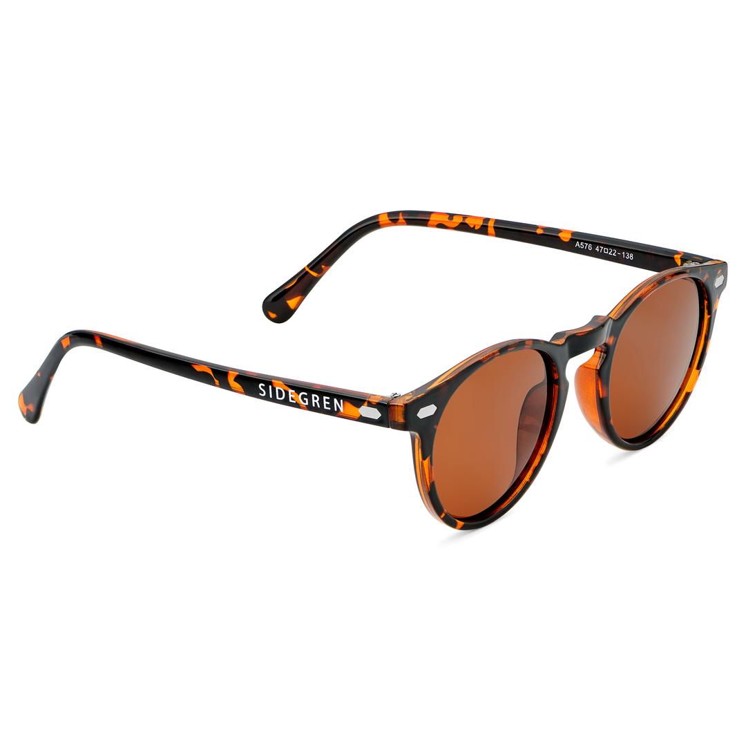 Occasus | Occhiali da sole rotondi color oro e marrone con lenti polarizzate | Disponibile! | Lucleon Occasus | Occhiali da sole rotondi color oro e marrone con lenti polarizzate | Disponibile! | Lucleon