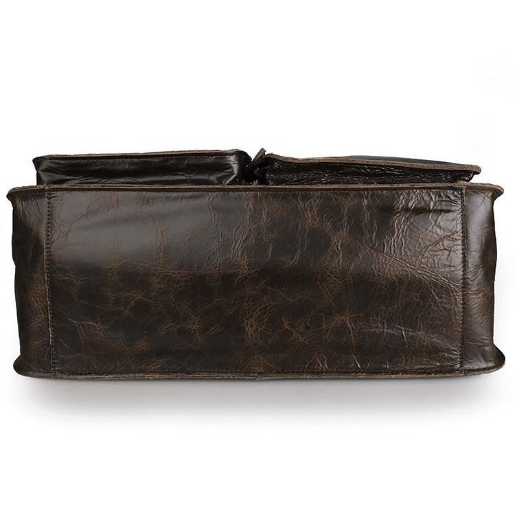 Usnjena športna torba v sprani črni barvi - 5