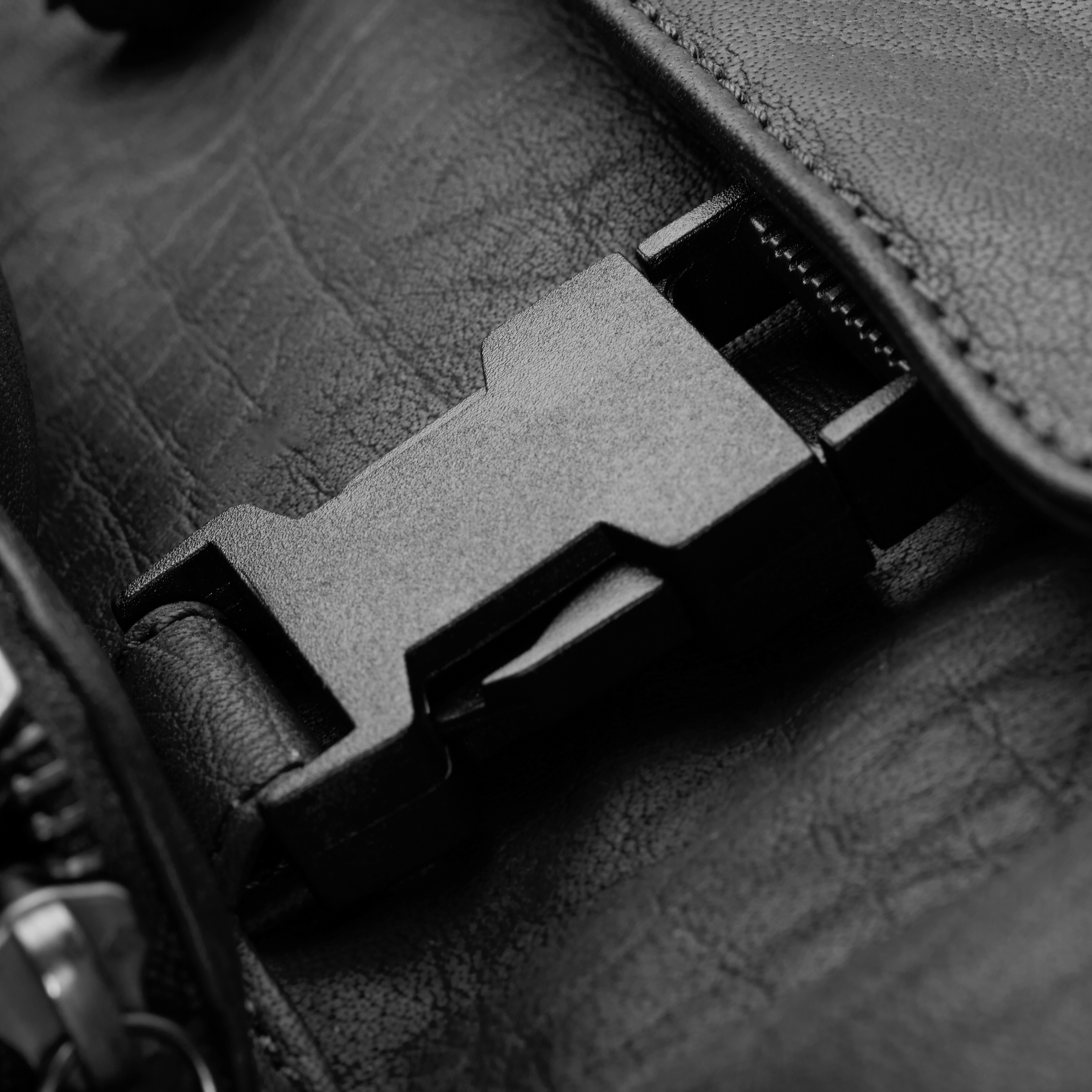 Μαύρη Δερμάτινη Τσάντα Oxford Backpack - 10