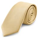 Grosgrain kravata barve šampanjca širine 8 cm Grosgrain kravata barve šampanjca širine 8 cm