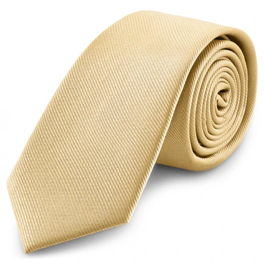 8 cm šampano spalvos grosgrėno kaklaraištis 8 cm šampano spalvos grosgrėno kaklaraištis