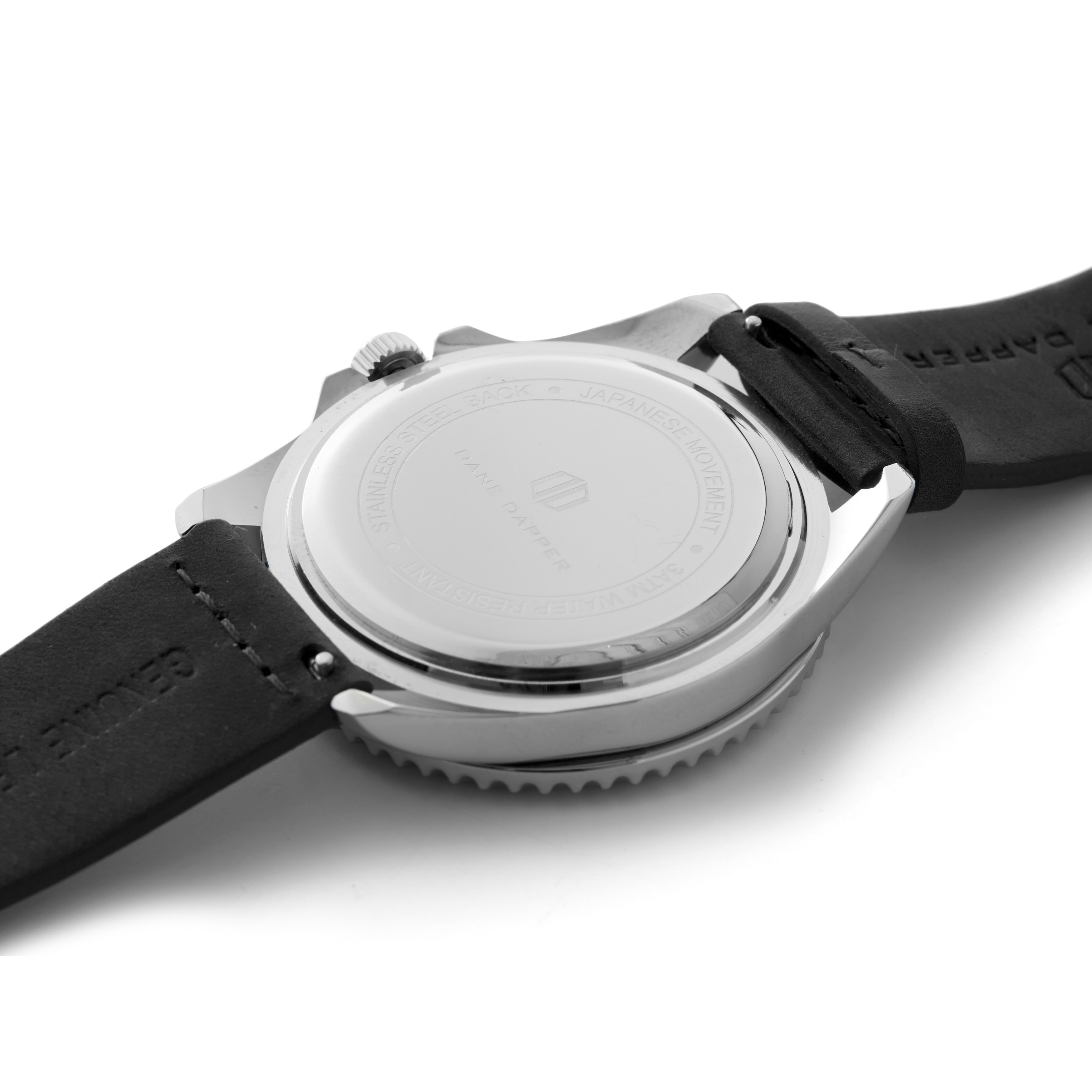 Leather Onyx Mariner Watch - 3