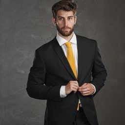 Yellow Knitted Tie - 4 - gallery