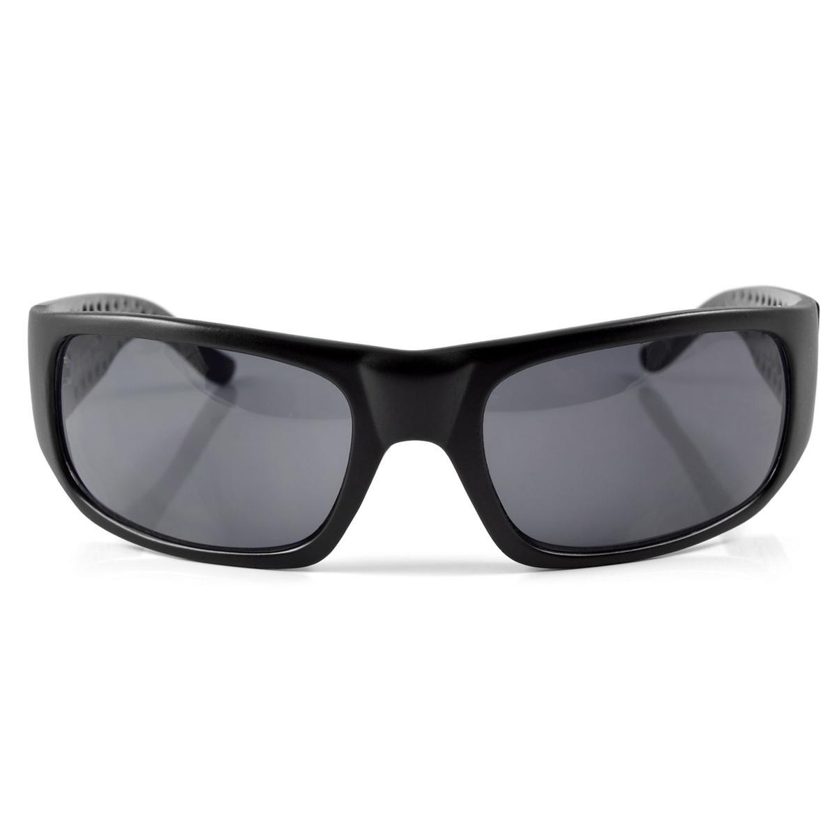 Locs Occhiali Da Sole Poker Rap Rapper Moda Città Vestito Donne Uomini 8LOC9006, Montatura Nero Lucido Lenti Grigio, Taglia Unica - Foto 3