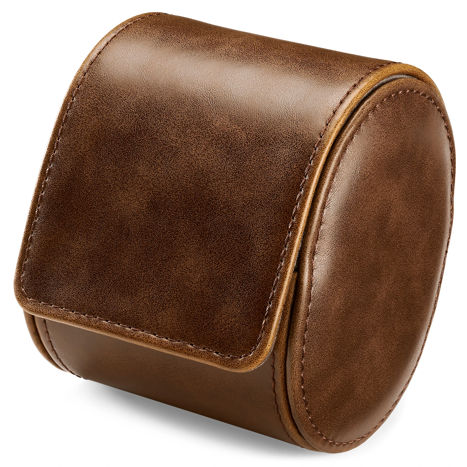 Funda de cuero para un reloj redonda vintage Funda de cuero para un reloj redonda vintage