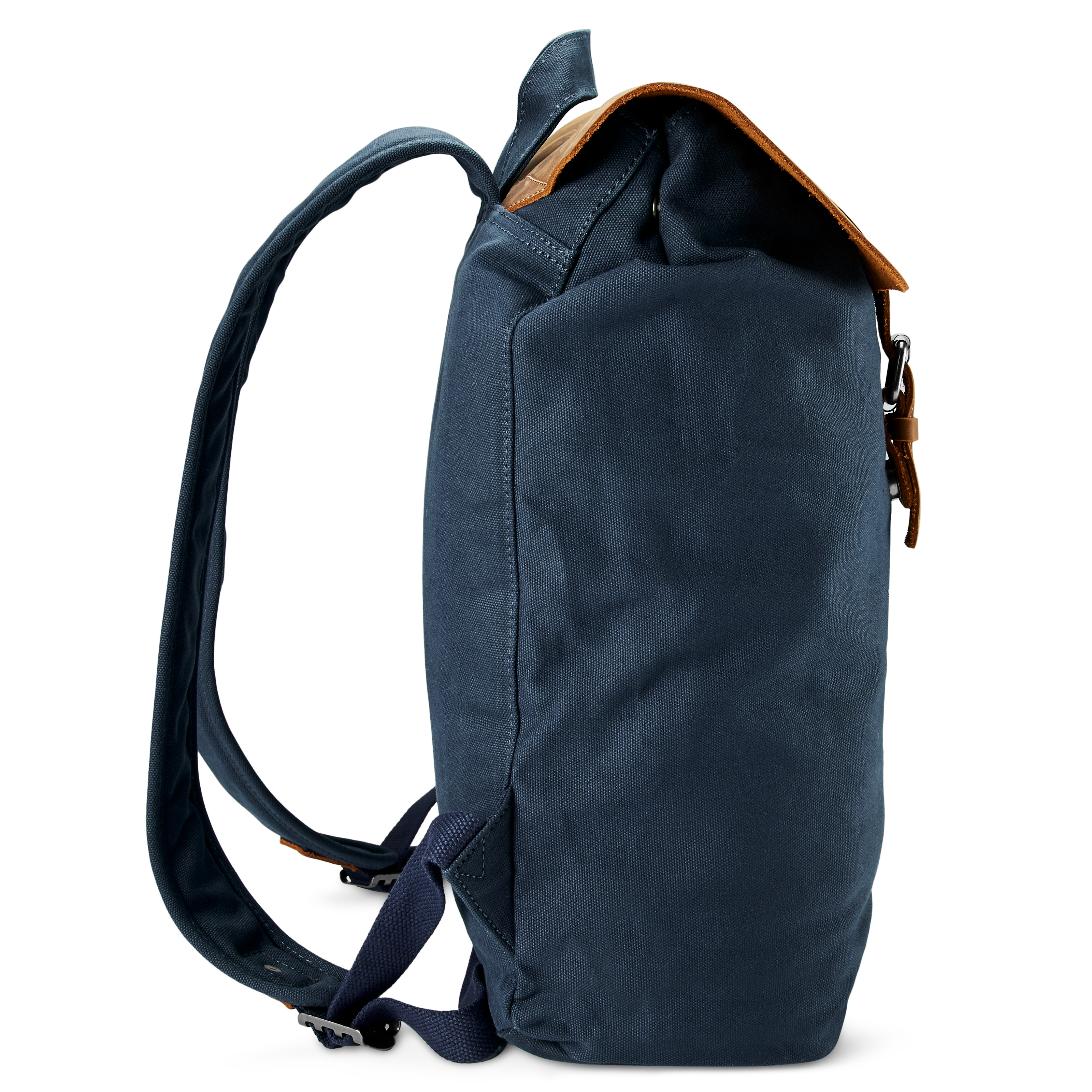 Sac à dos bleu et brun havane Tarpa Sonny - 2