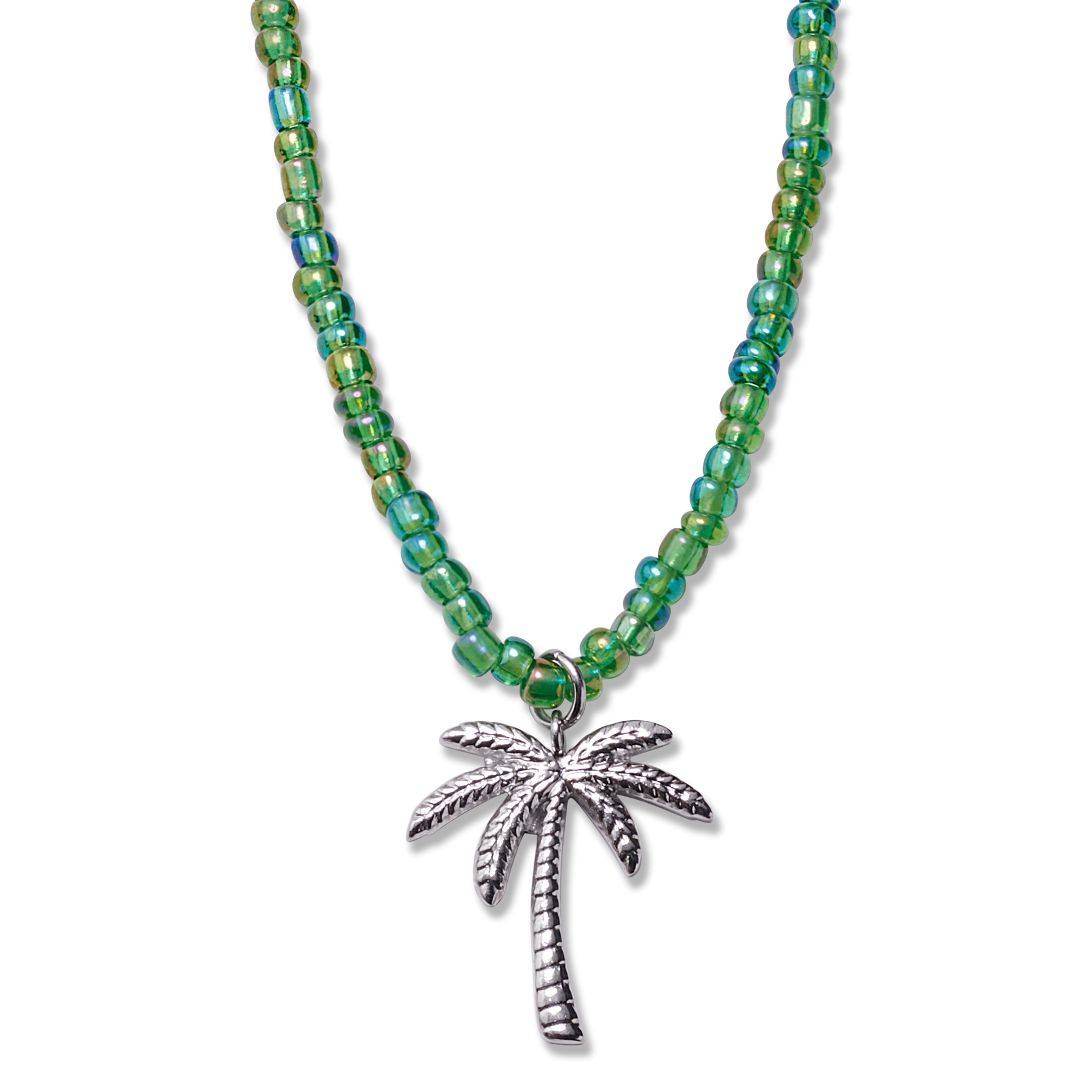 Amalfi | Palm Tree Beaded Necklace