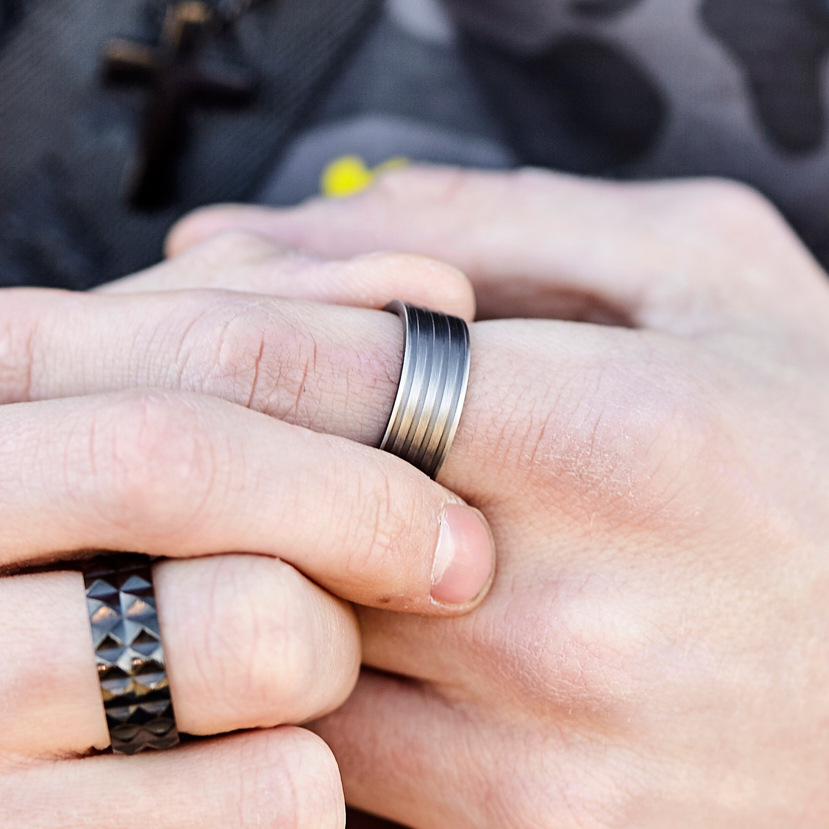 Ocelový prsten Positive - 3