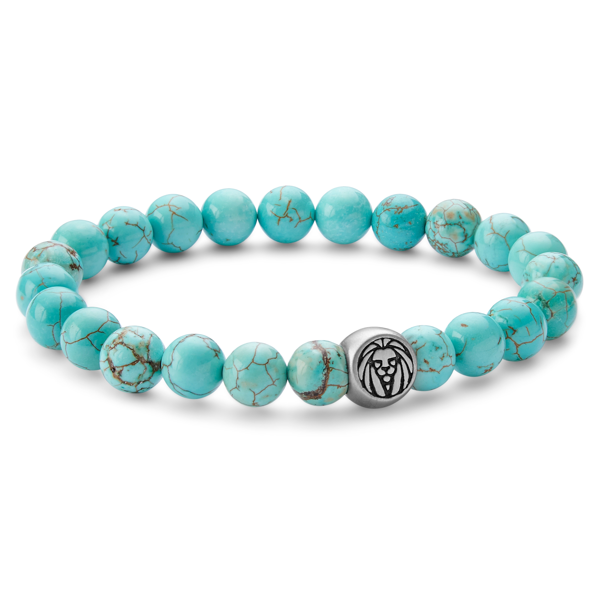 Bracelet magnétique pierres de turquoise