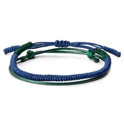 Will Donkere Marineblauwe Duo-armband