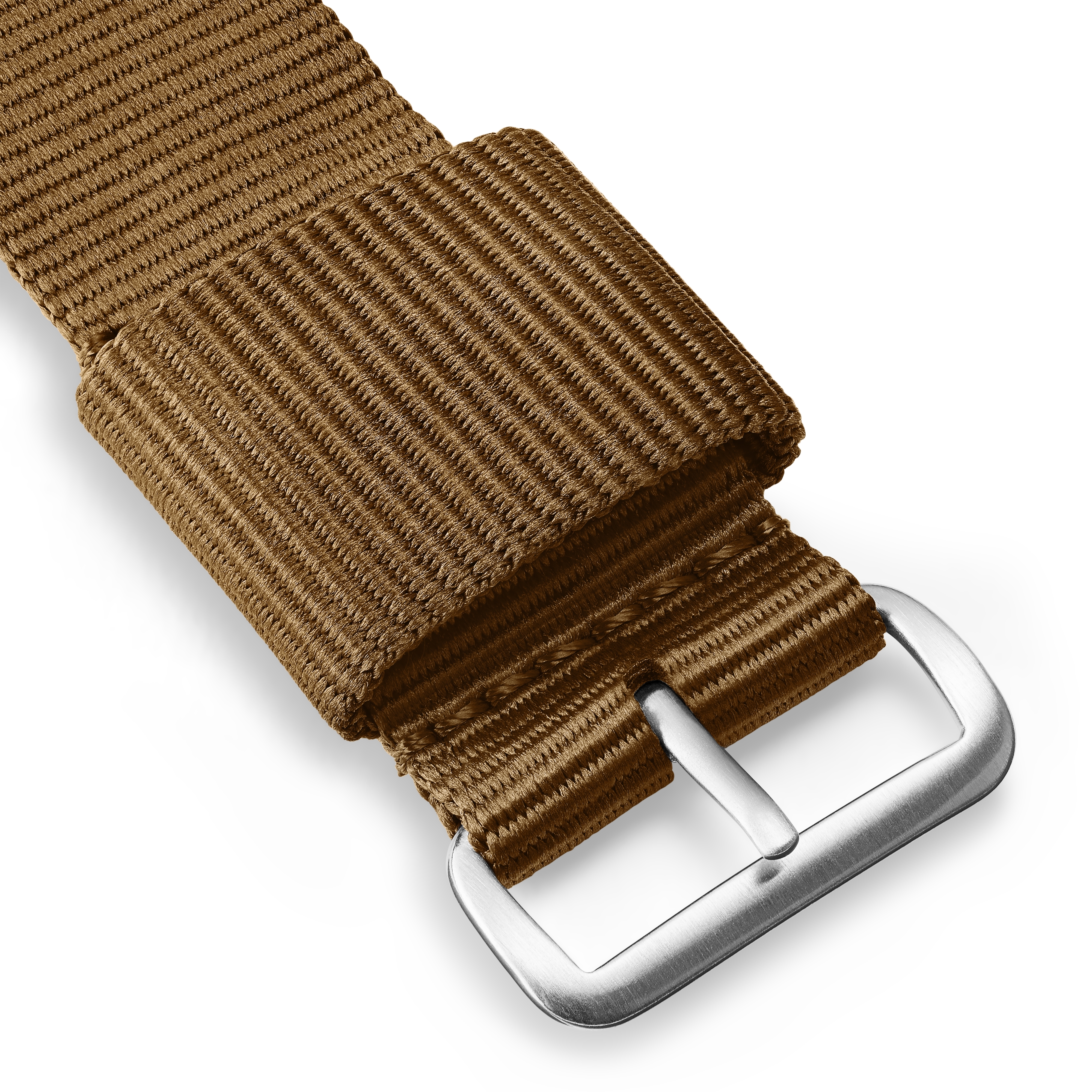 Ryka | 20 mm Brown Nylon Watch Strap - 3