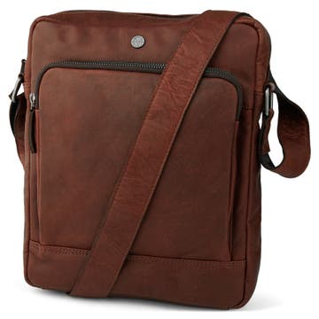 Oxford | Classic Brown Leather Reporter Bag