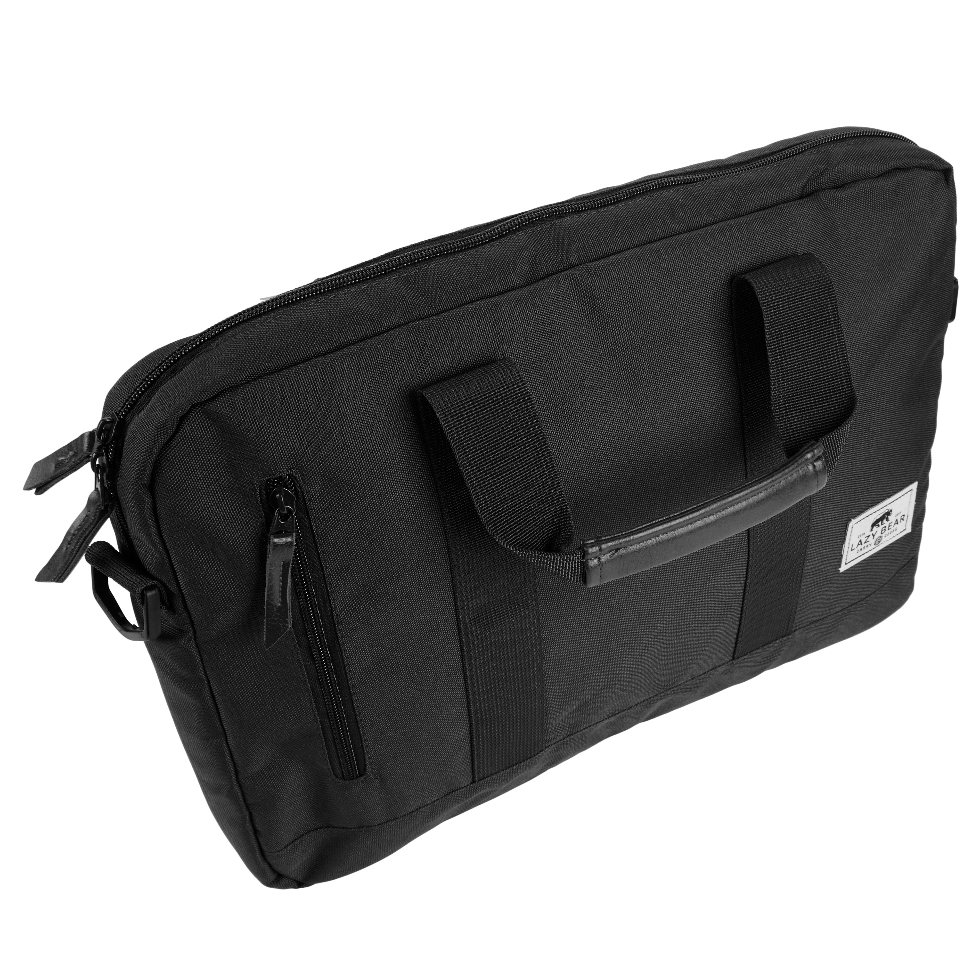 Logan Schwarze Laptoptasche - 5