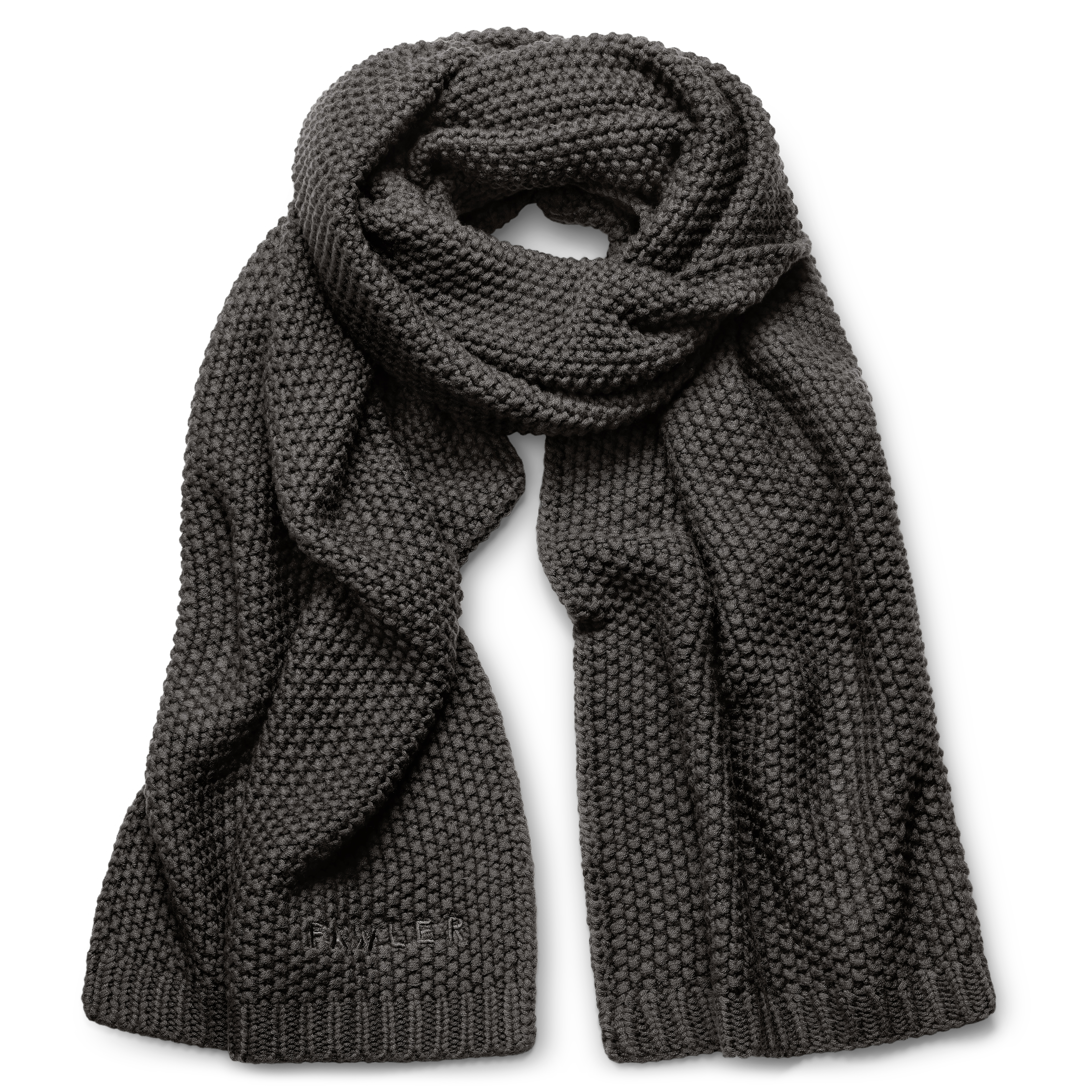 Fabien | Dark Grey Urban Scarf