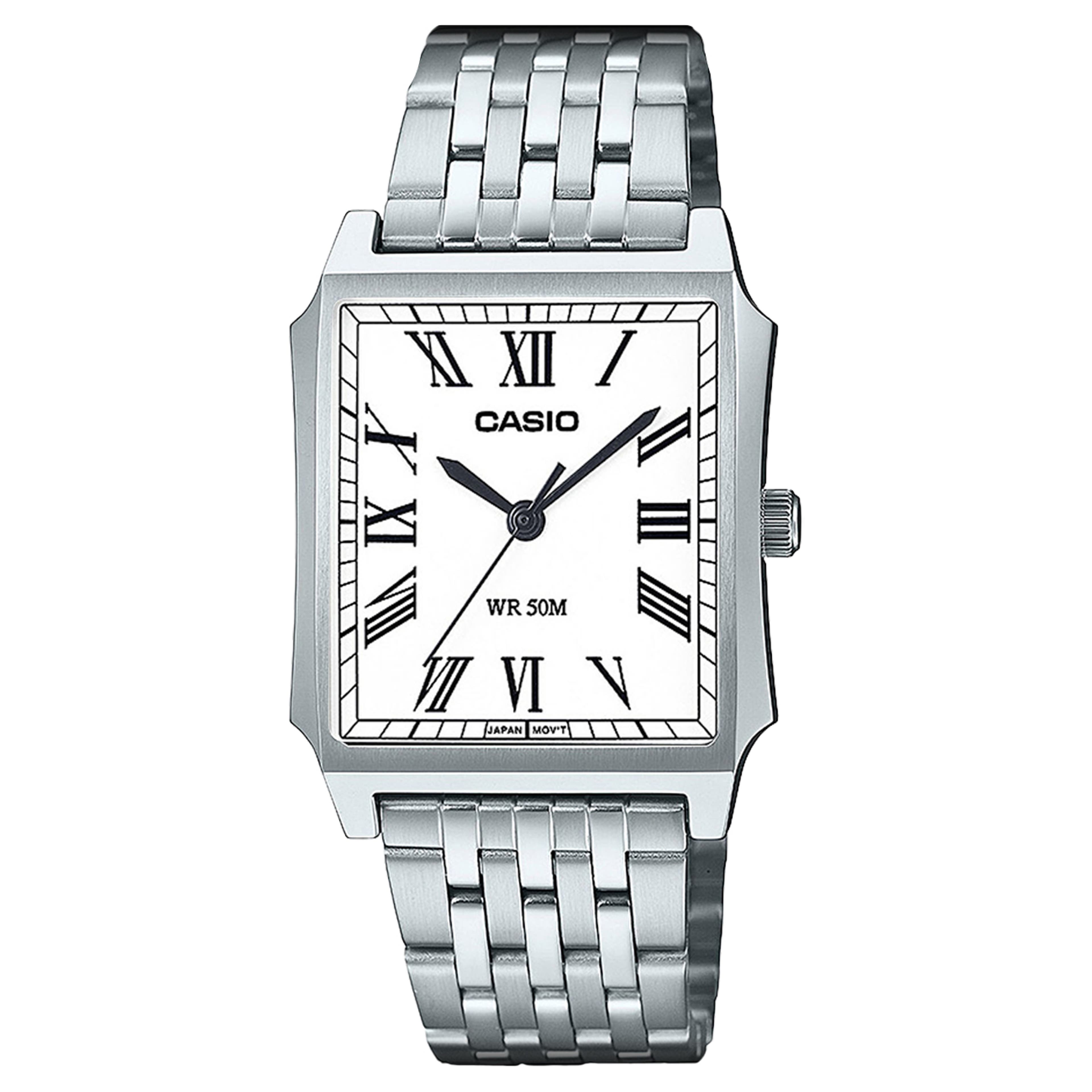 Casio Timeless MTP-B190D-7BVEF Kvartsklocka i silverfärgat rostfritt stål Casio Timeless MTP-B190D-7BVEF Kvartsklocka i silverfärgat rostfritt stål