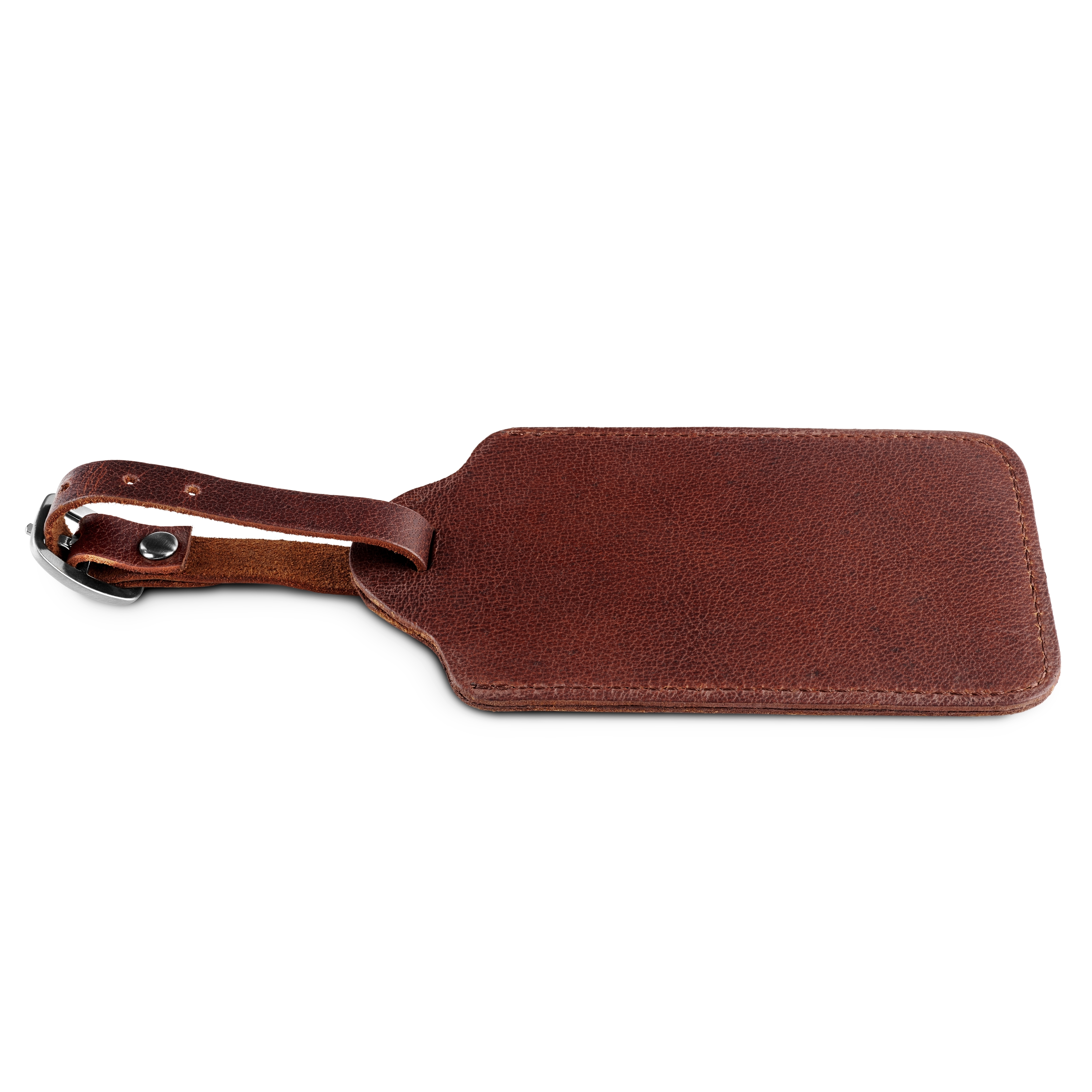 Luggage Tag | Montreal Tan Full-Grain Buffalo Leather - 3