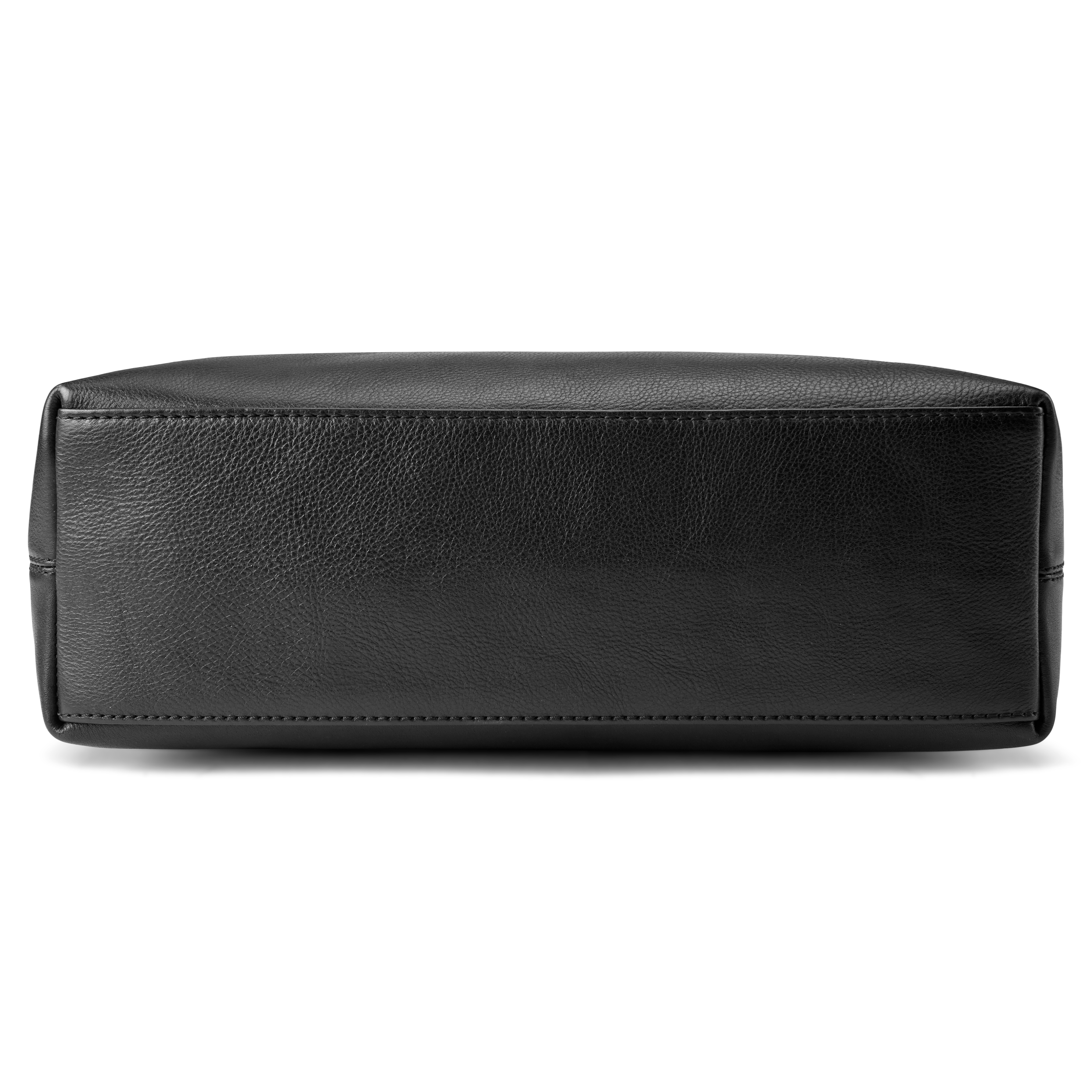 Borsa Lon in pelle nera e marrone scuro - 6