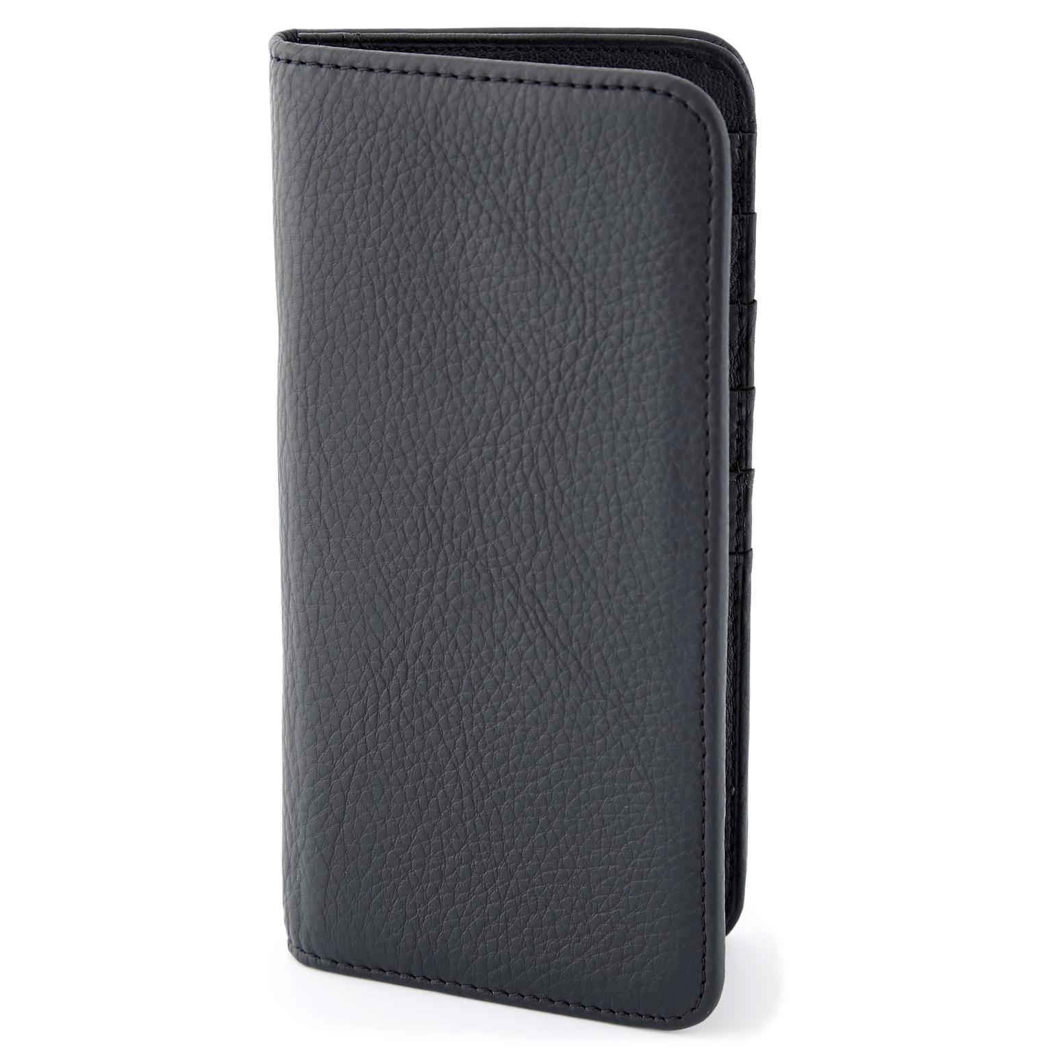 Grand portefeuille noir élégant Grand portefeuille noir élégant