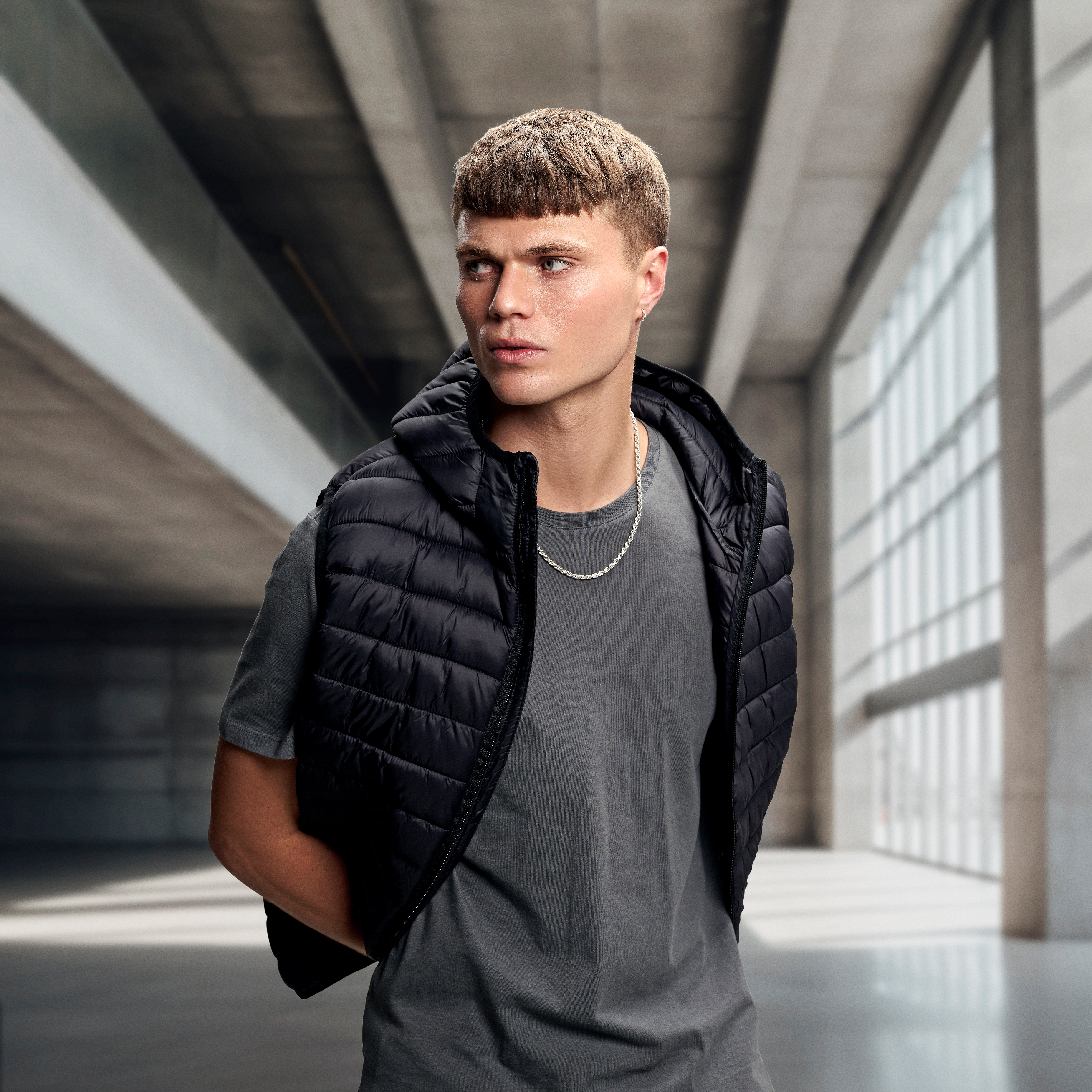 Argentia | 925s | 4 mm Rodiumplätterat Repkedjehalsband i Sterlingsilver - 4