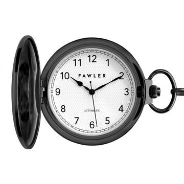 Easton | Reloj de bolsillo automático negro