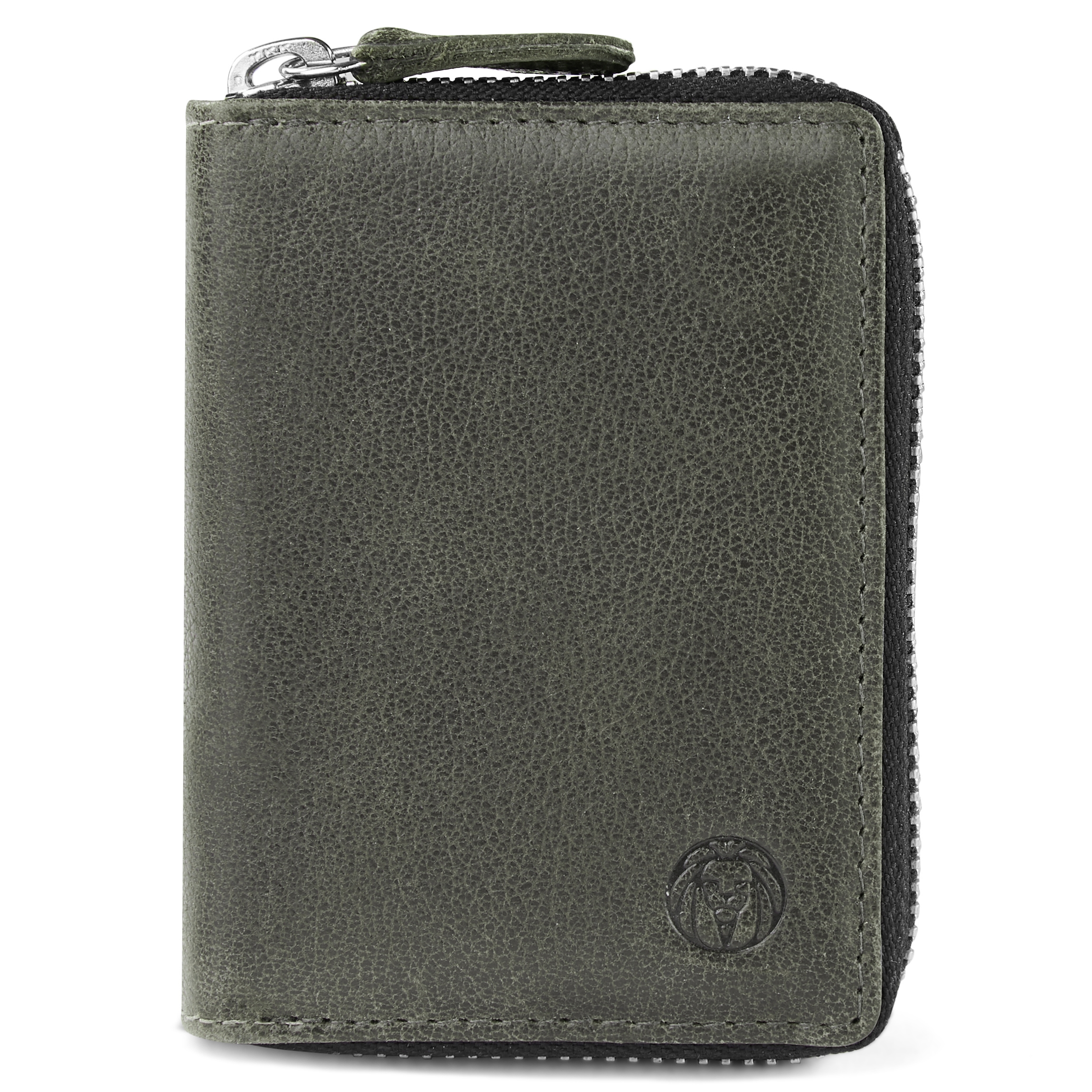 Brown-Grey Licio RFID Leather Card Holder - 3