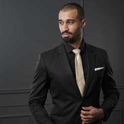 Enlision Cravatta Beige Cravatta Uomo Elegante Champagne Cravatta E Fazzoletto Da Taschino Tinta Unita Classico Set Cravatta E Pochette De Matrimonio Festa 108000845 - Foto 12