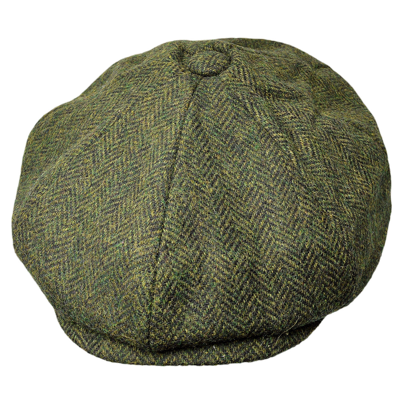 Grønn Newsboy Cap - 3