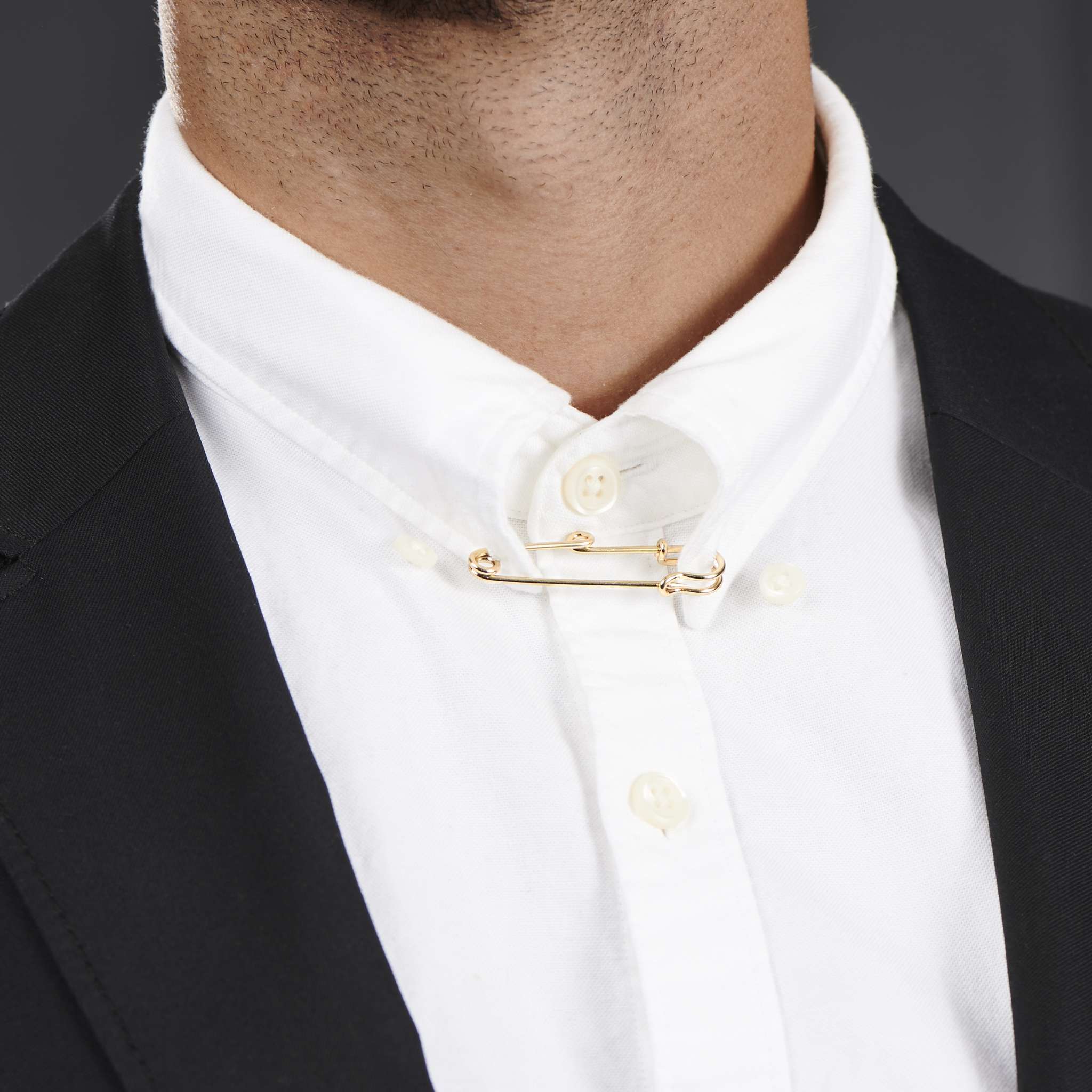 Collier Pin Classic Gold-Tone Collar Pin | In stock! | Warren Asher