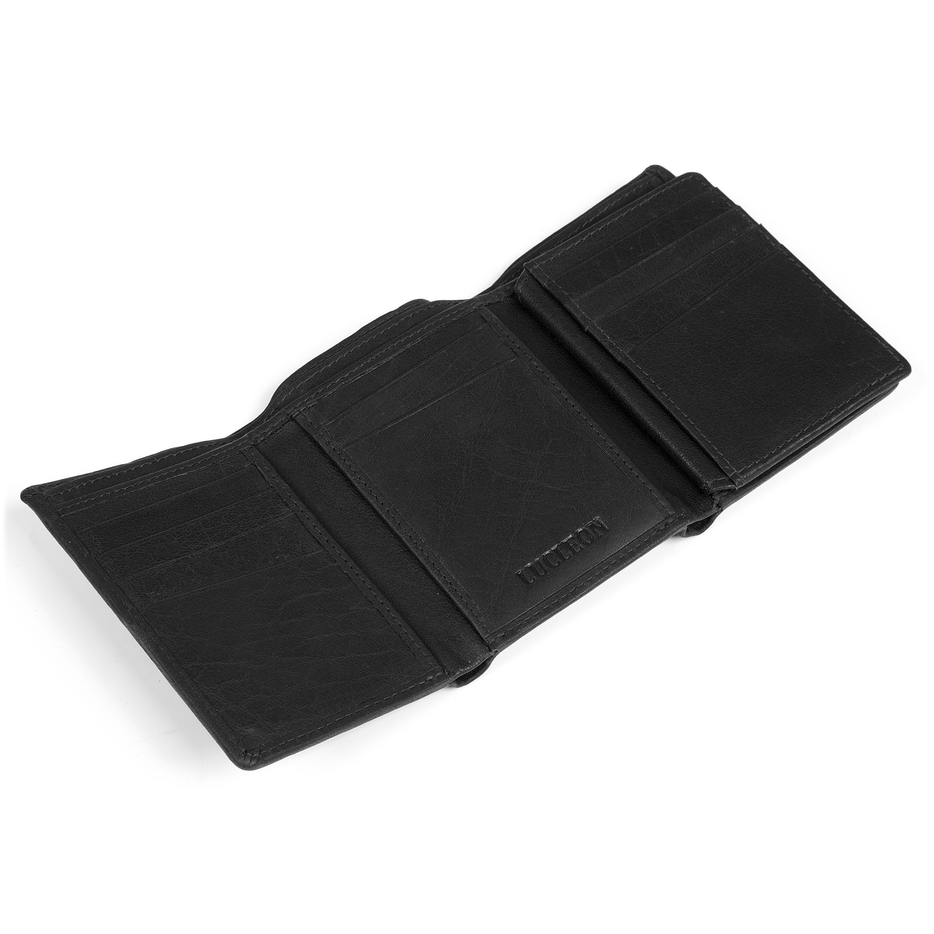 Portafoglio Montreal in pelle nera con schermatura RFID - 7