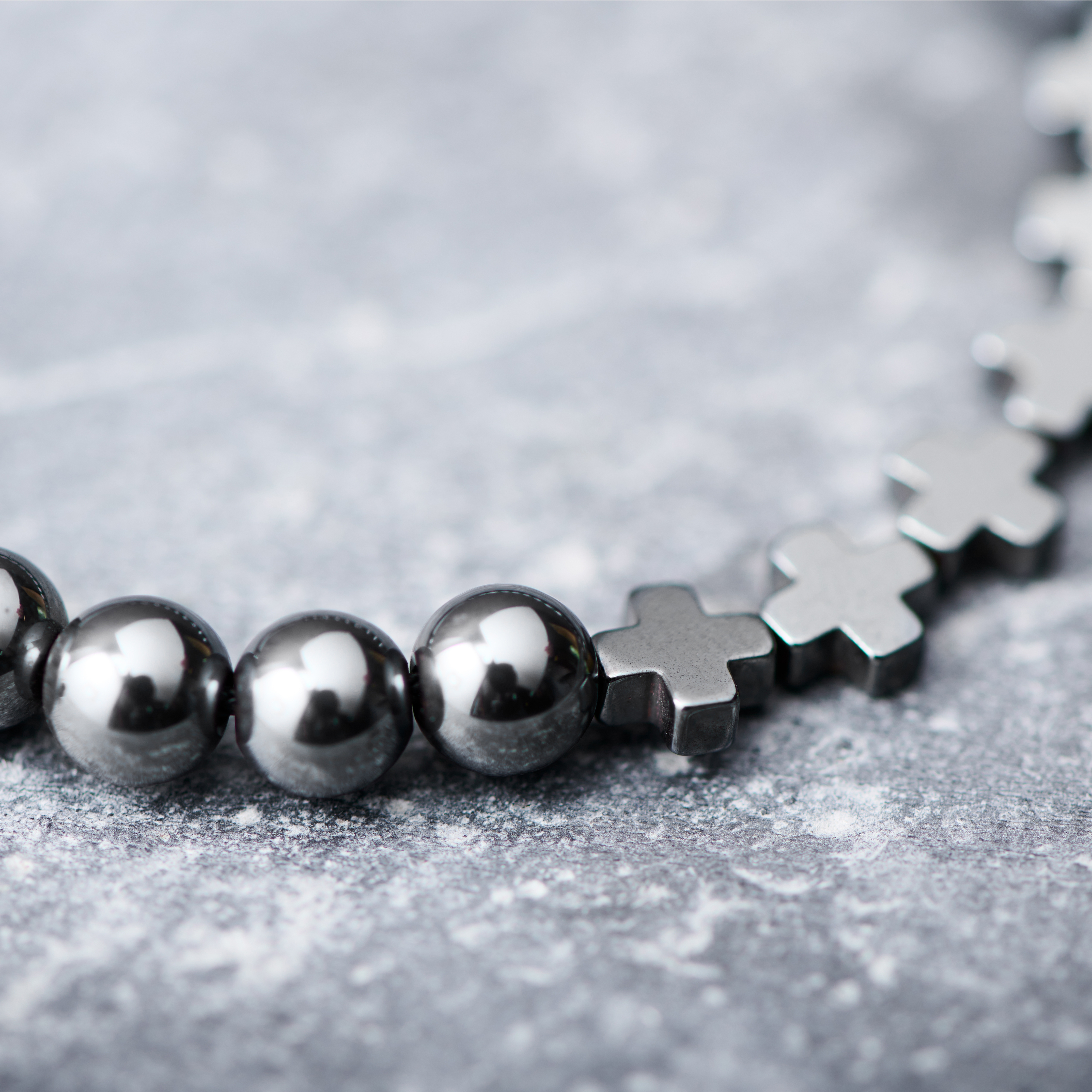 Sanatio Hematit Korsarmband - 6