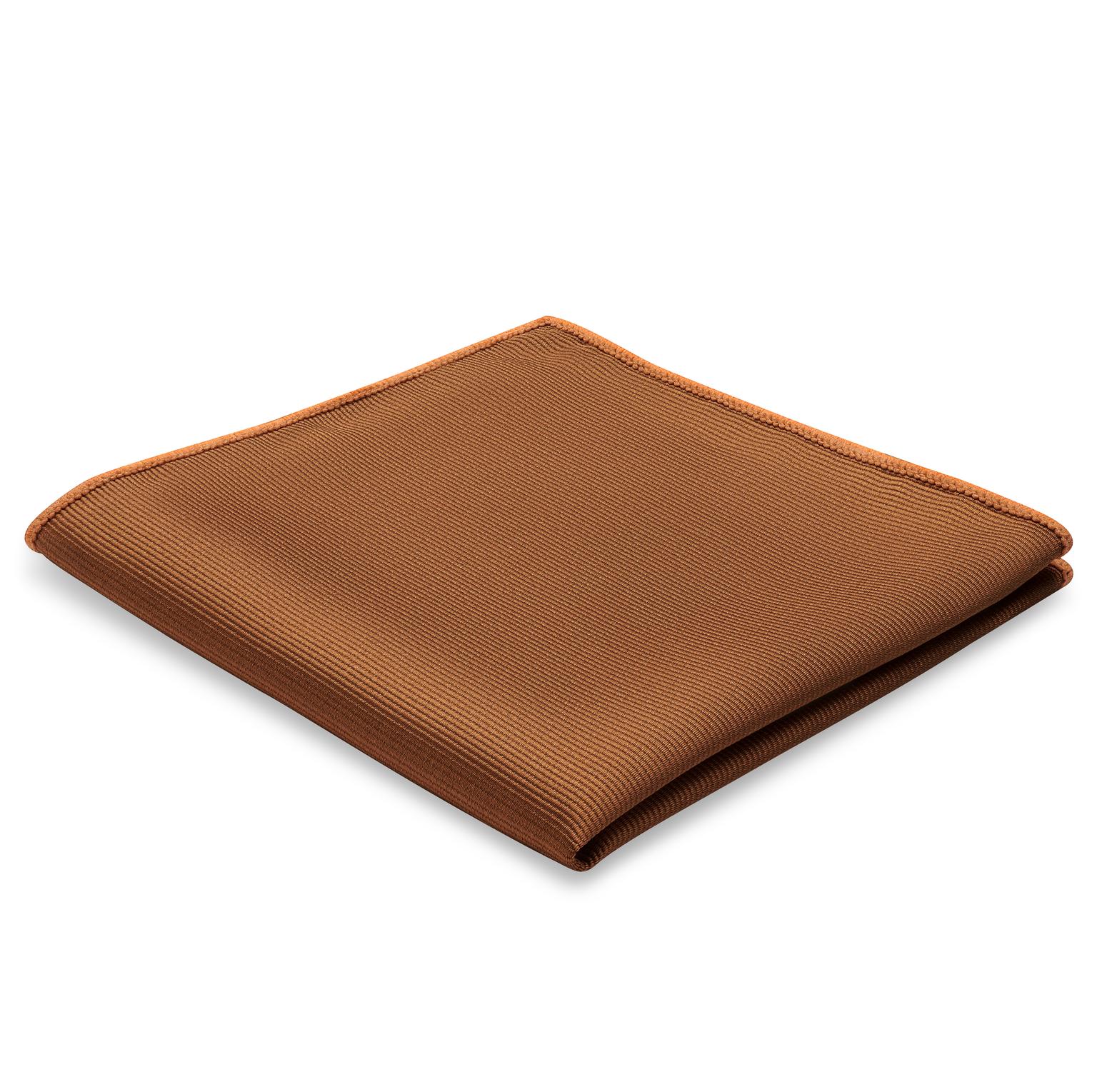 Roestkleurige Pochet van Grosgrain Roestkleurige Pochet van Grosgrain