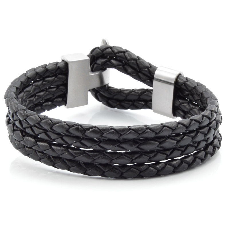 4 Double Bolo Braided Leather Bracelet | In stock! | Fort Tempus
