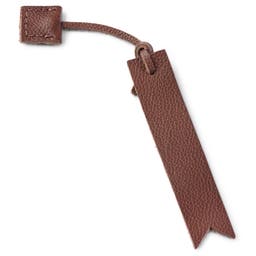 Bookmark | Dark Brown Leather | String
