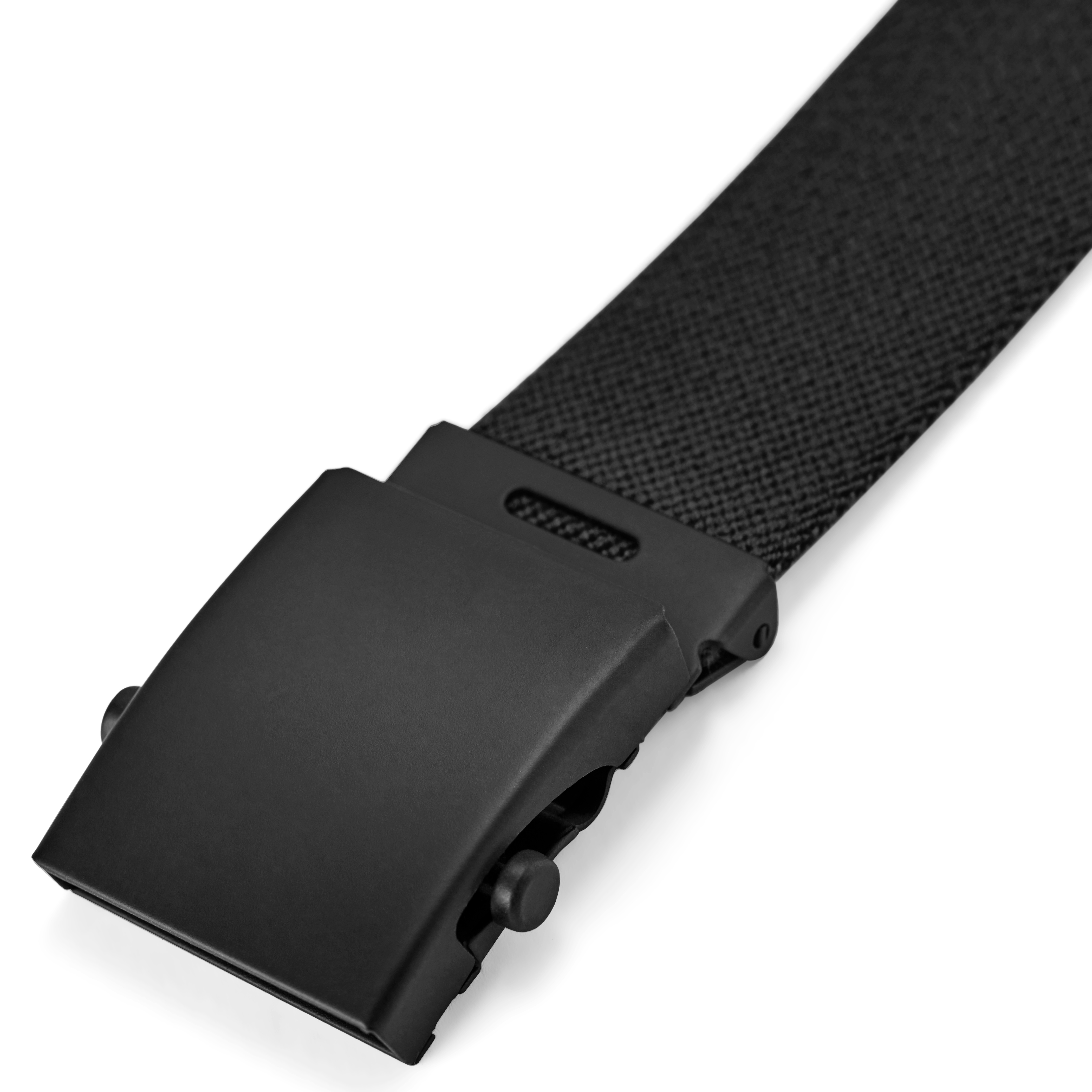 Hudson Automatický elastický tkaný opasek v černé barvě - 3