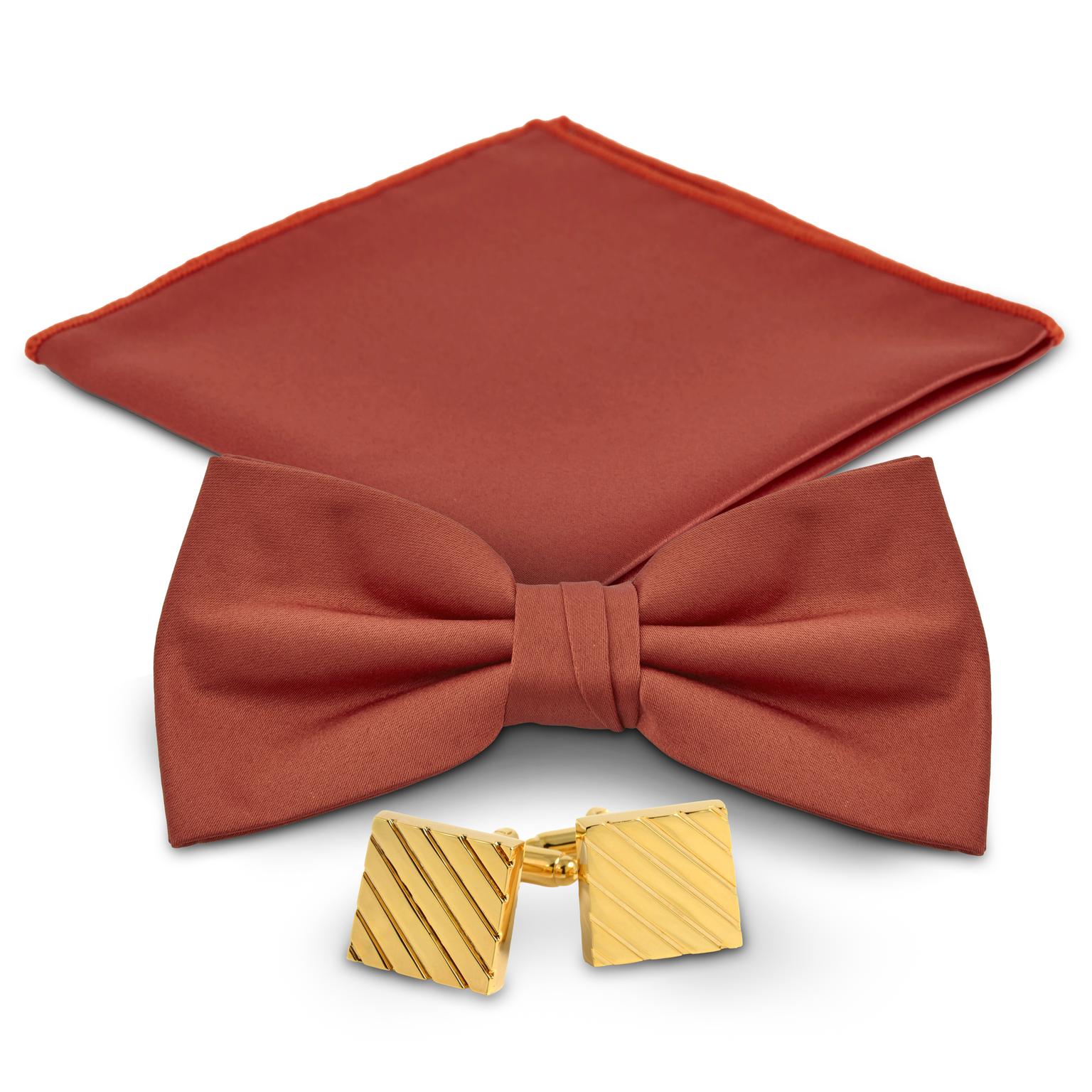 Set d'accessoires terracotta et doré Set d'accessoires terracotta et doré