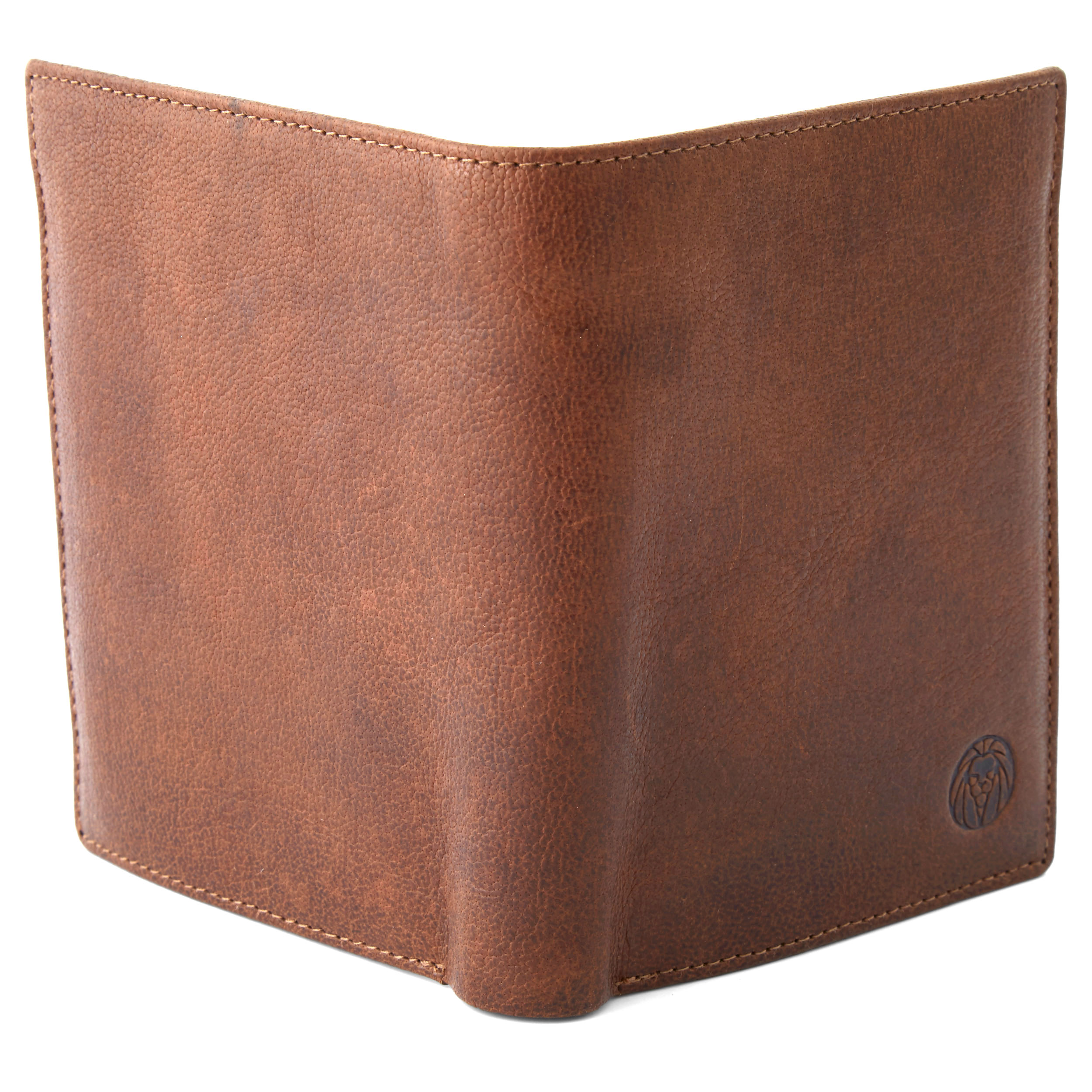 Keltaruskea Stand-up California -nahkalompakko - 3