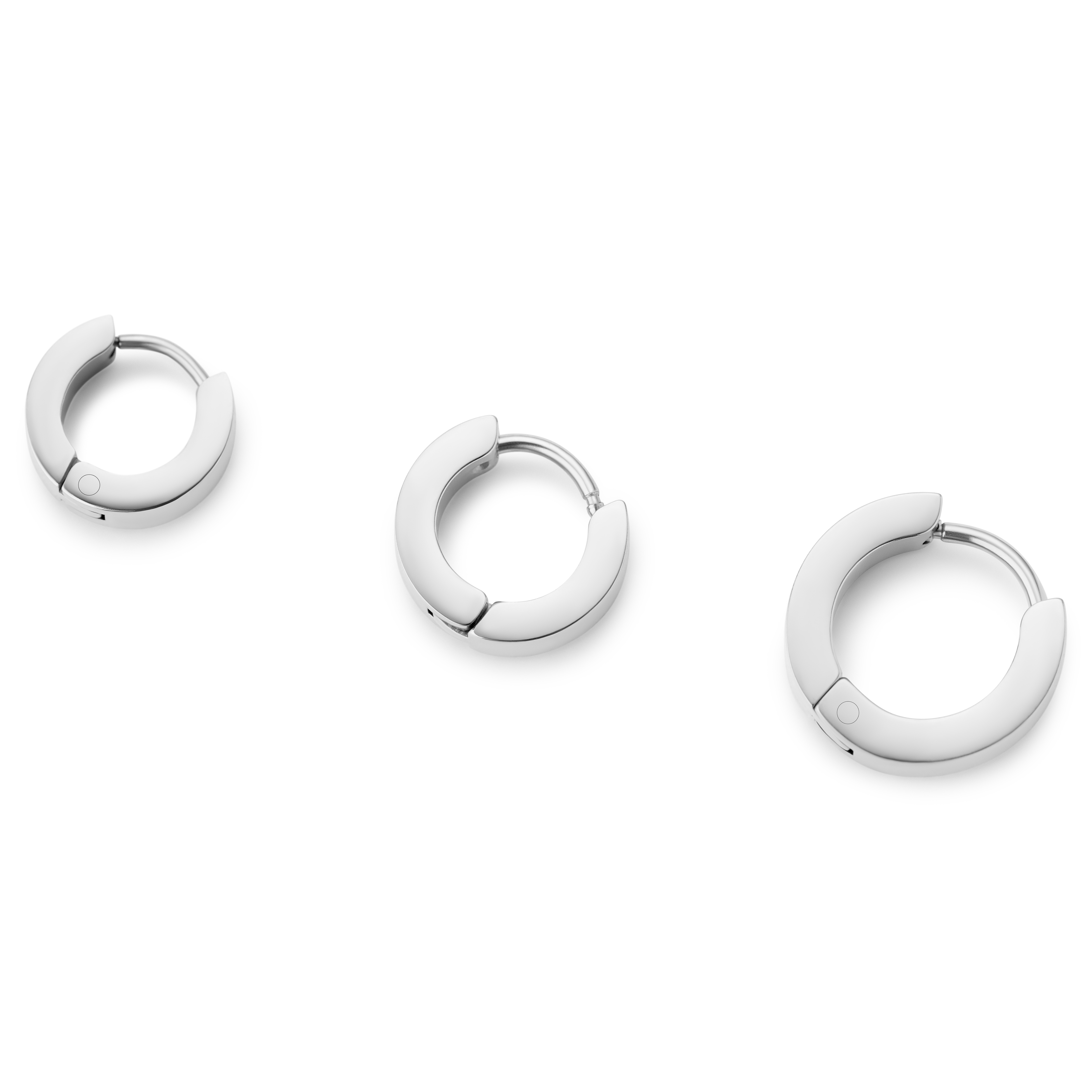 Huggie | 6 mm Platte Oorring van Chirurgisch Roestvrij Staal - 3