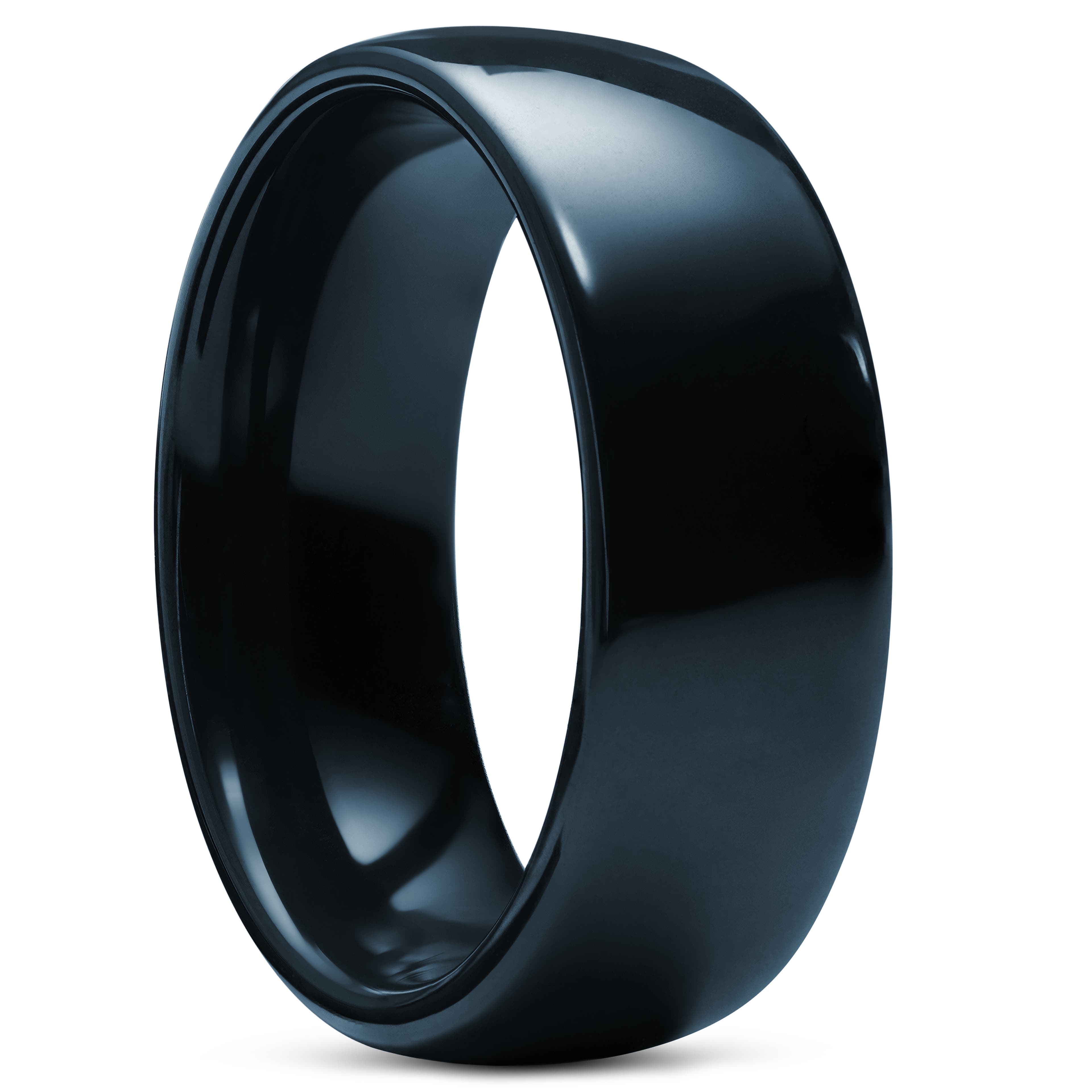 Csiszolt sötét türkizkék kerámiagyűrű