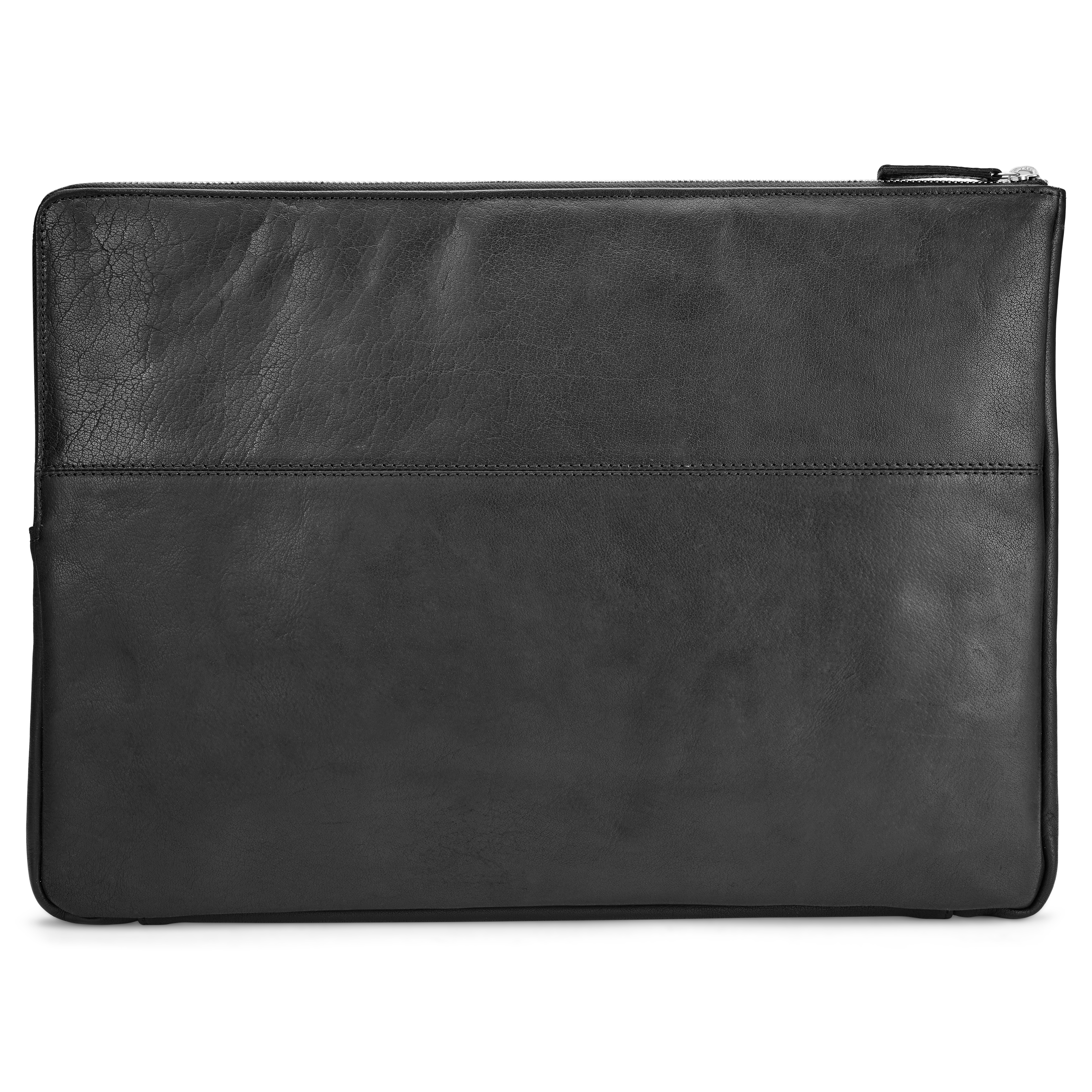 Funda para el portátil de cuero negro Montreal - 3