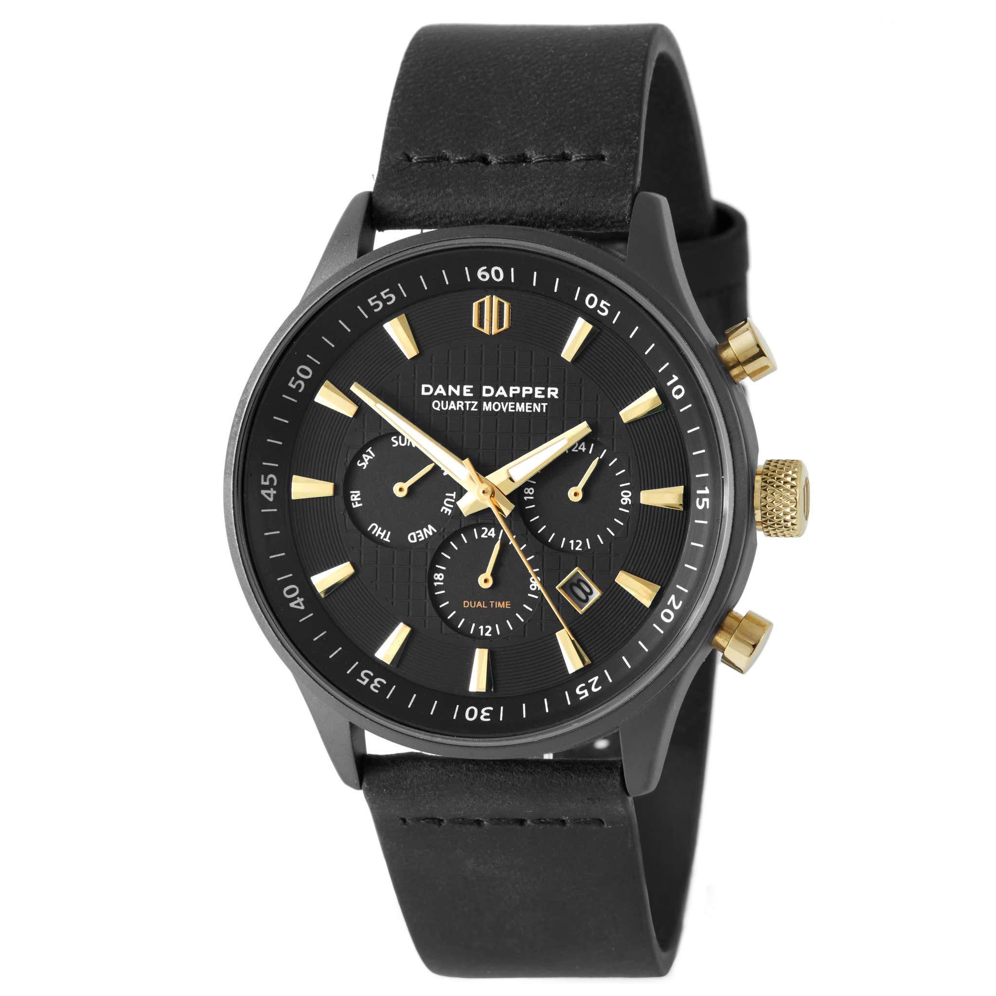 Black & Gold Troika Watch | Apothecary87 | Free shipping