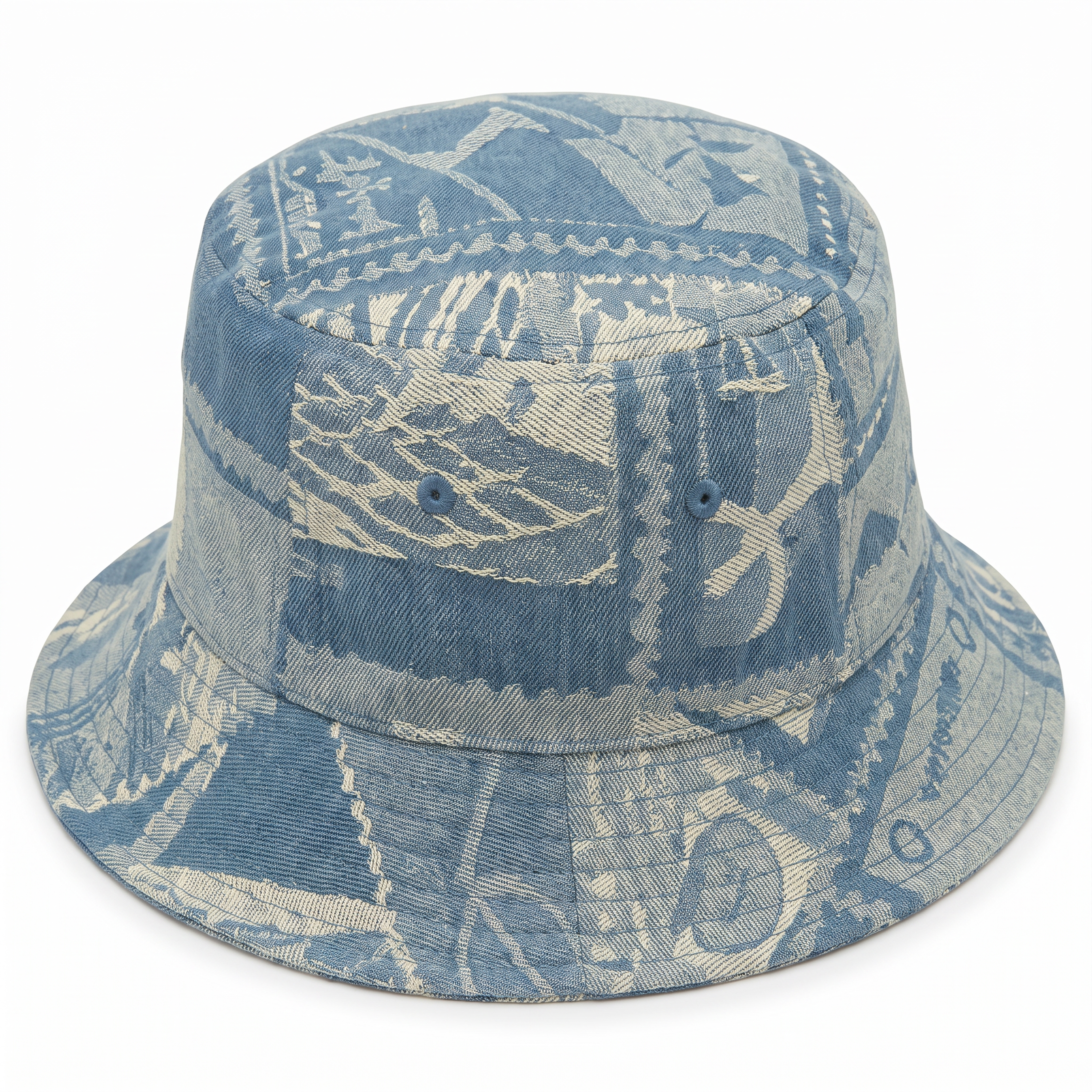 Les Deux | Stamp Denim Bucket Hat - 3