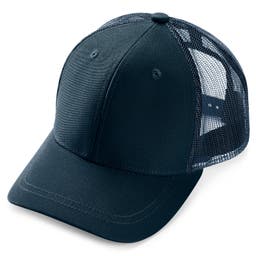 Lacuna | Синя шапка с козирка и мрежа