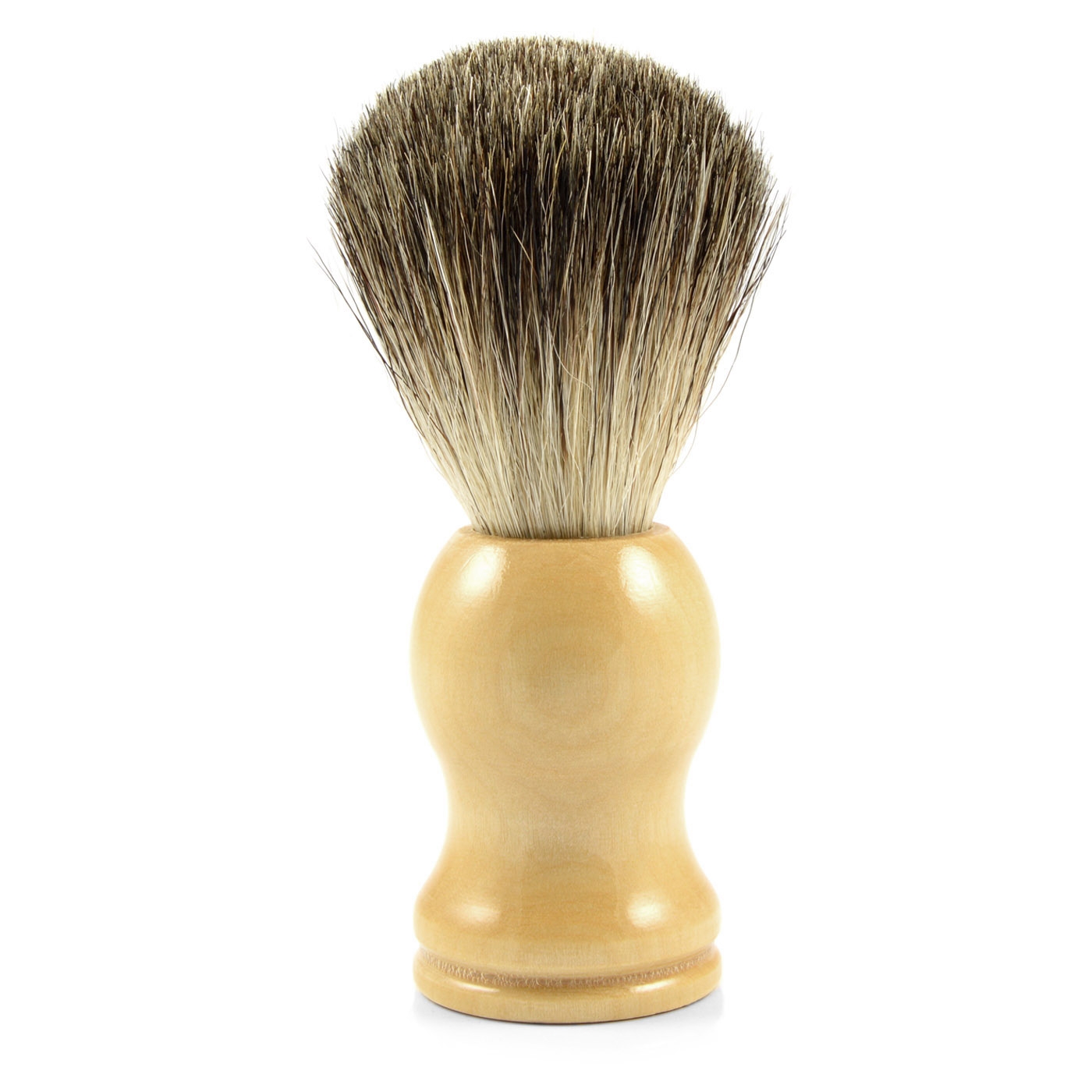 Creme Trä Black Badger Rakborste - 1