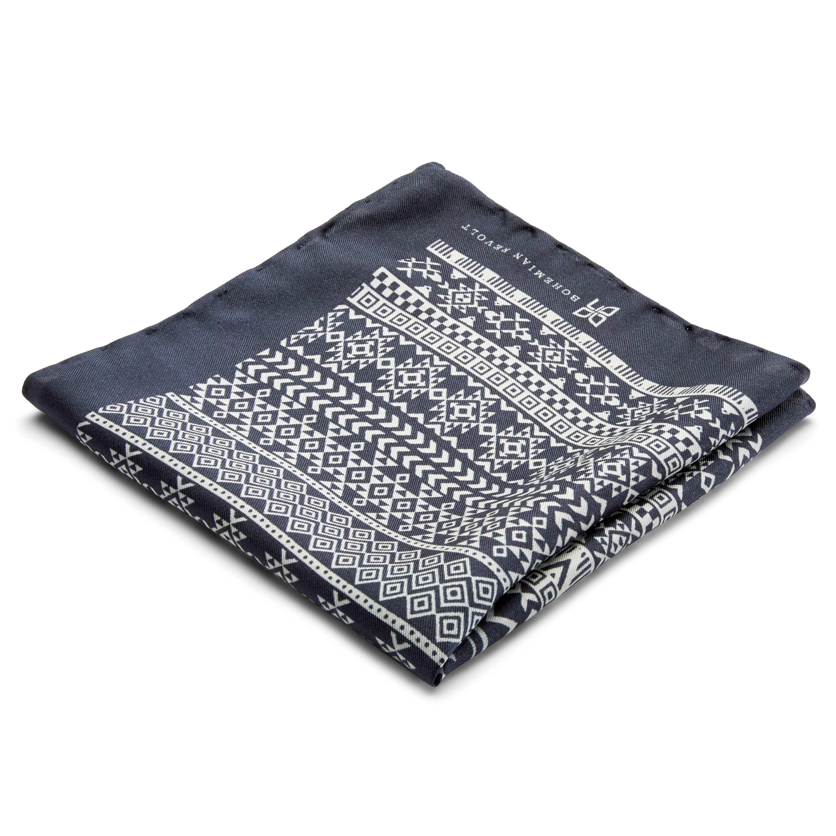 Fazzoletto da taschino Broox Brux in seta - 1