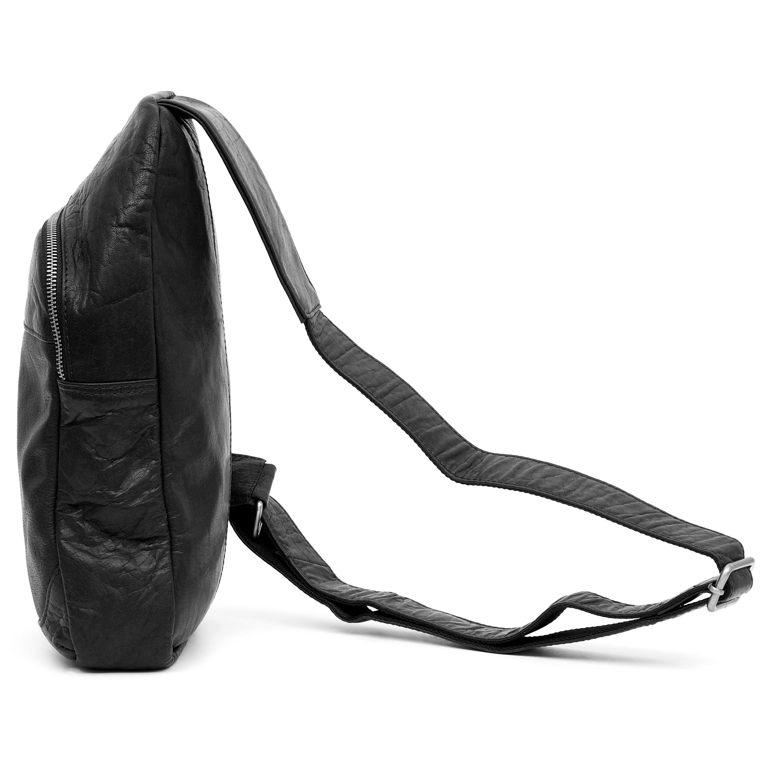 Montreal Mini Svart Axelväska i Läder - 3