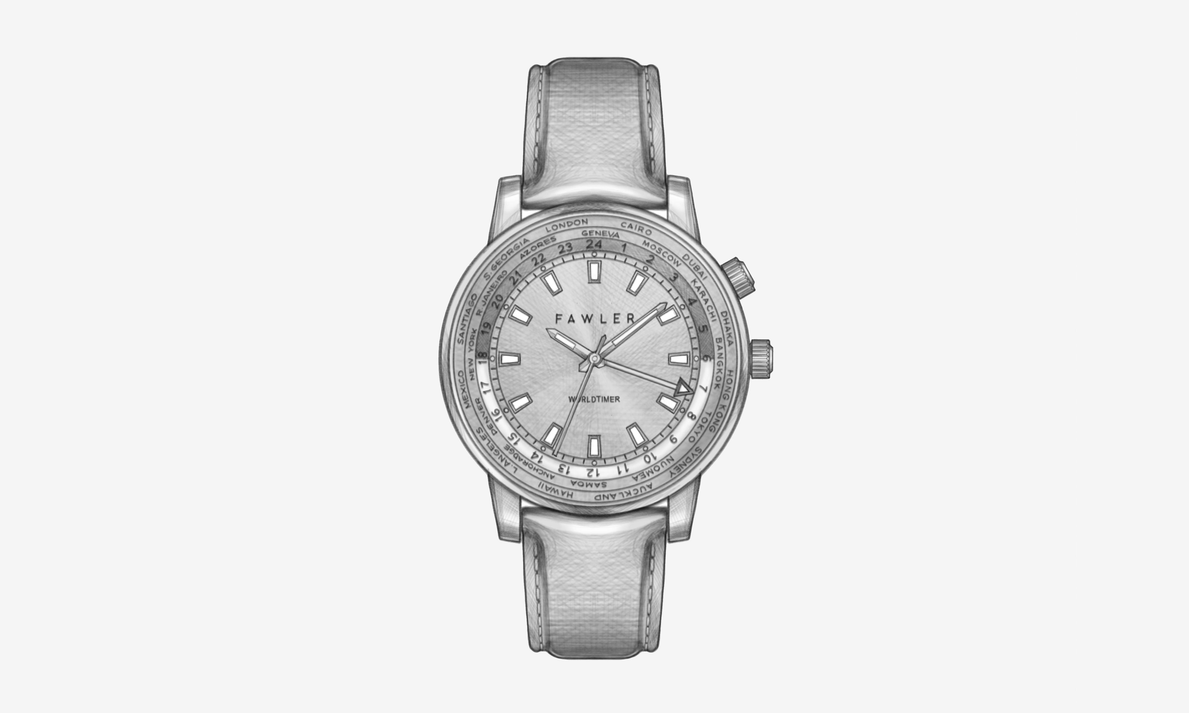 Manualen for Gentium World-Time Klokker