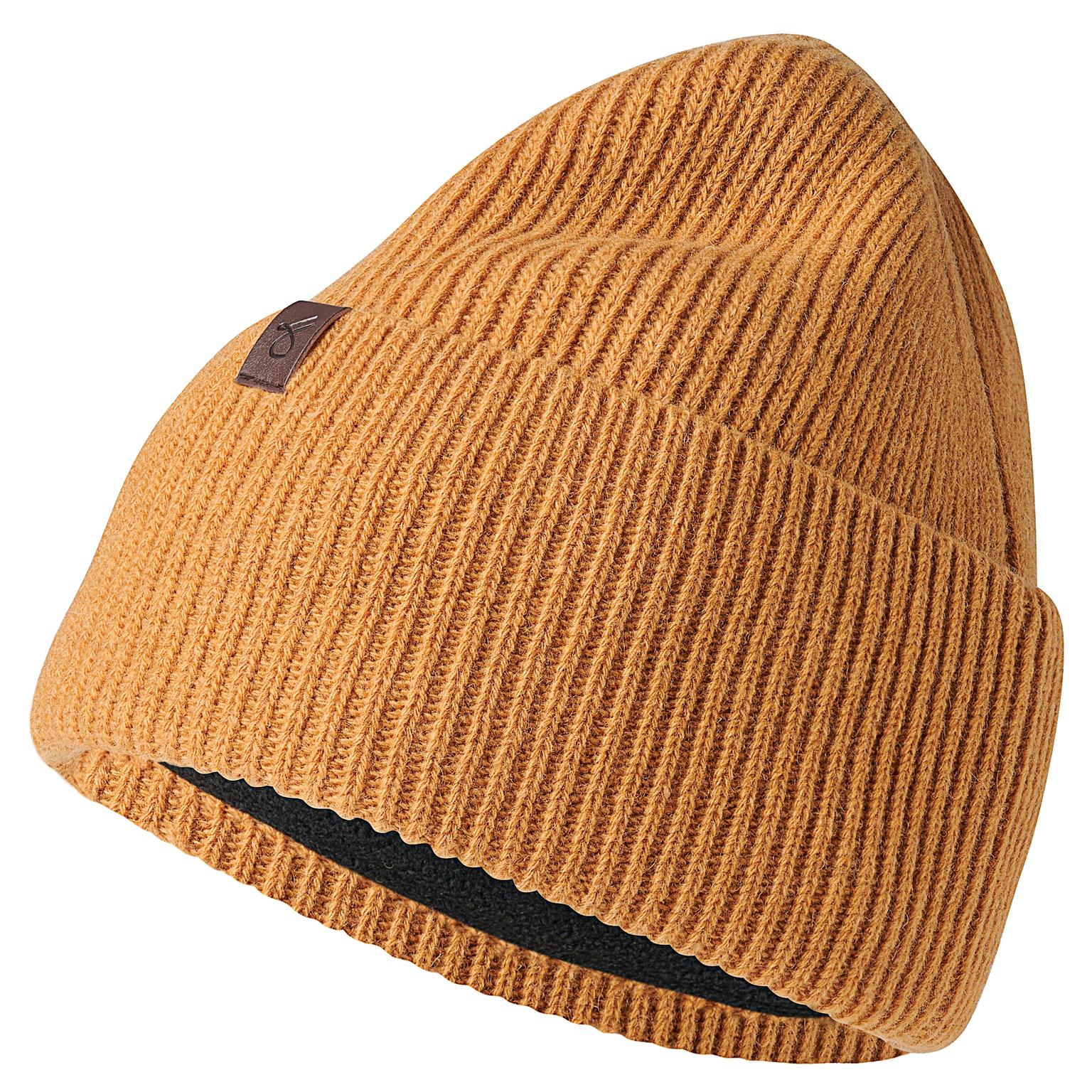 Hiems | Cuffed Amber Orange Recycled Wool Beanie Hiems | Cuffed Amber Orange Recycled Wool Beanie